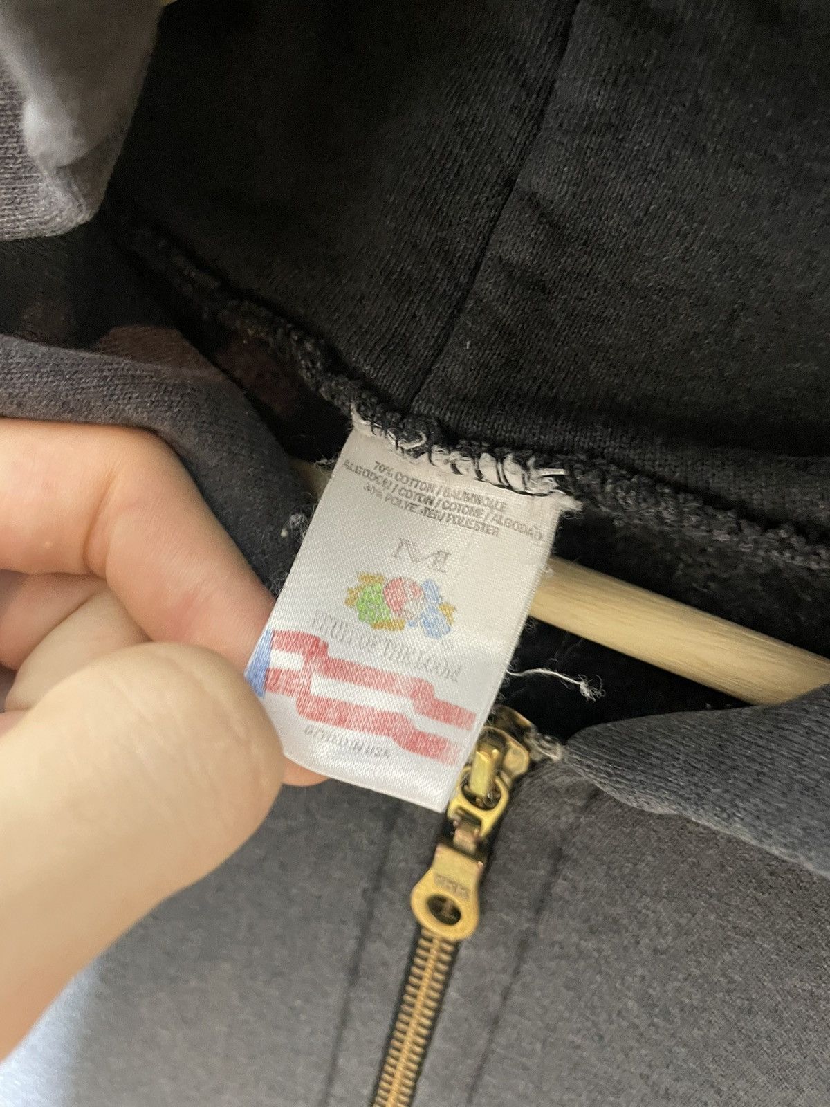 Fruit Of The Loom × Vintage Fruit of the loom basic vintage y2k hoodie Size US M / EU 48-50 / 2 - 8 Thumbnail
