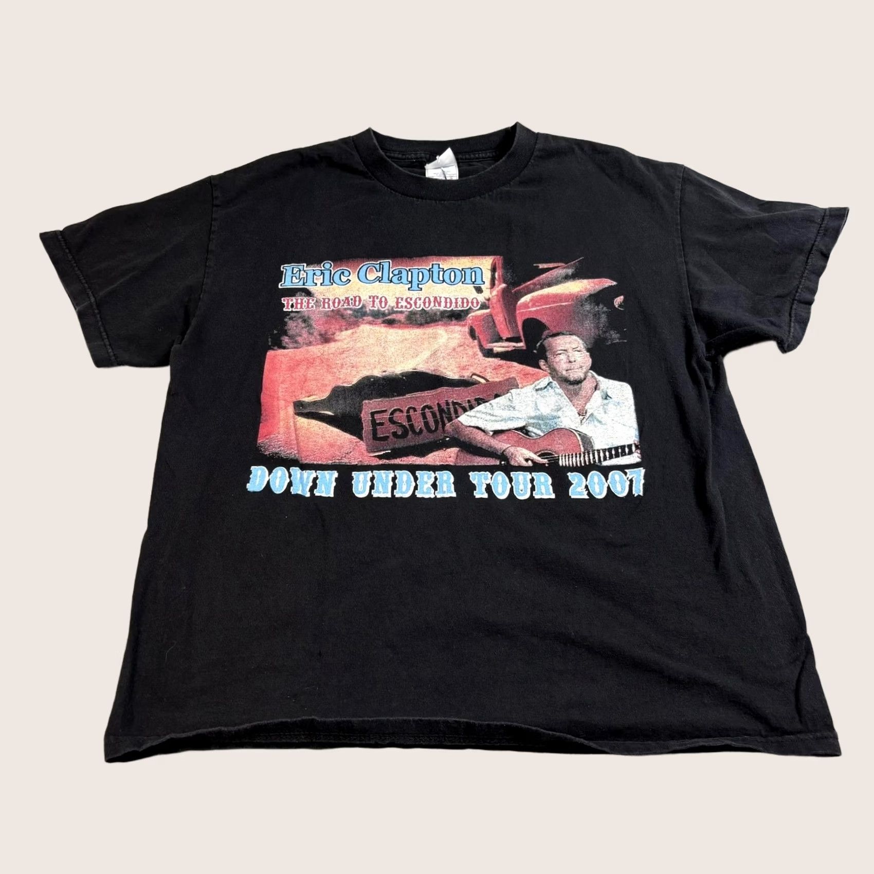 GEOGE HARRISON with ERIC CLAPTON Tシャツ L Vintage Vintage 90s Rock Japan Tour, George Harrison–Eric Clapto