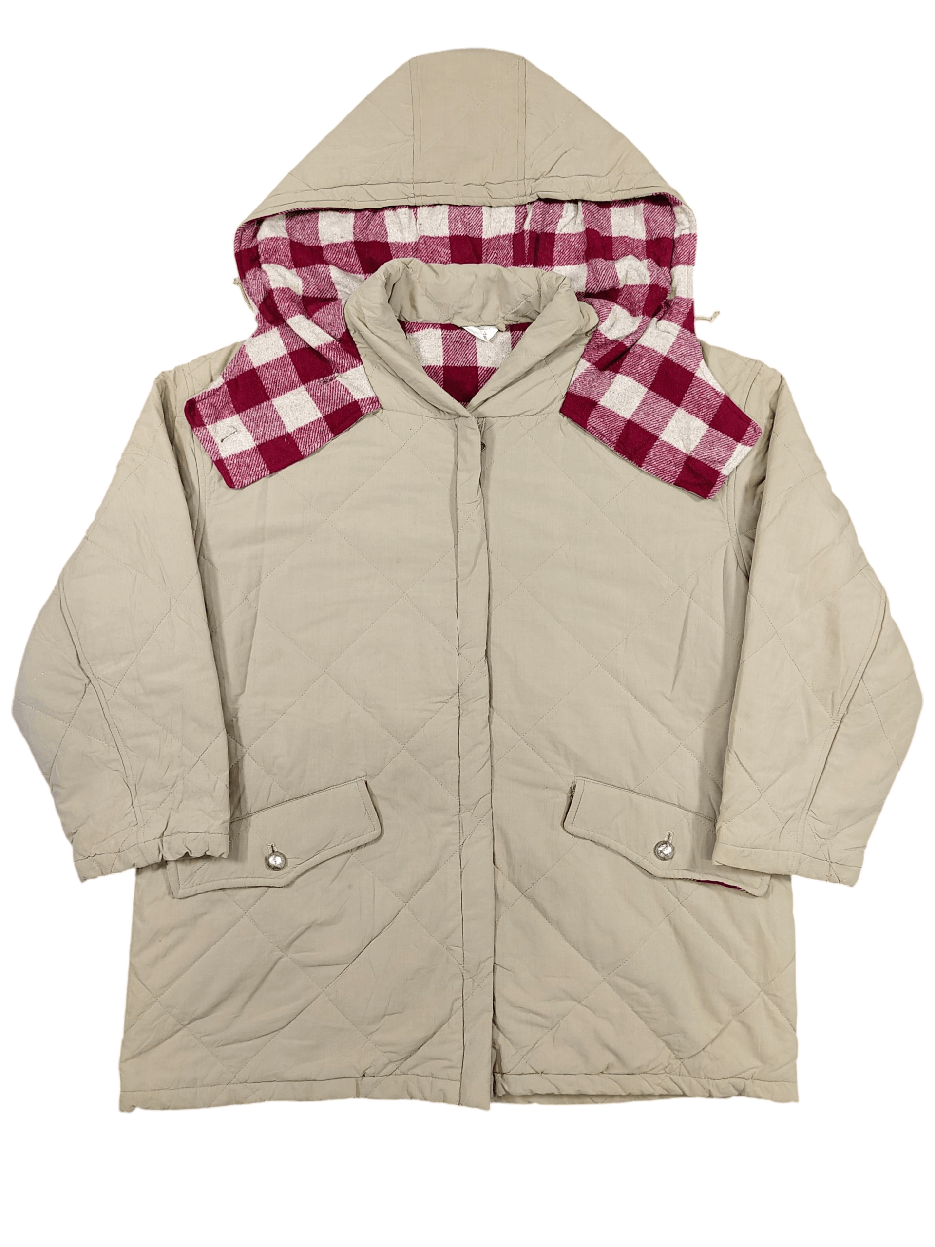 Emporio Armani 90s Emporio Armani- Giaccone Donna Quilted Hooded Jacket Size M / US 6-8 / IT 42-44 - 1 Thumbnail