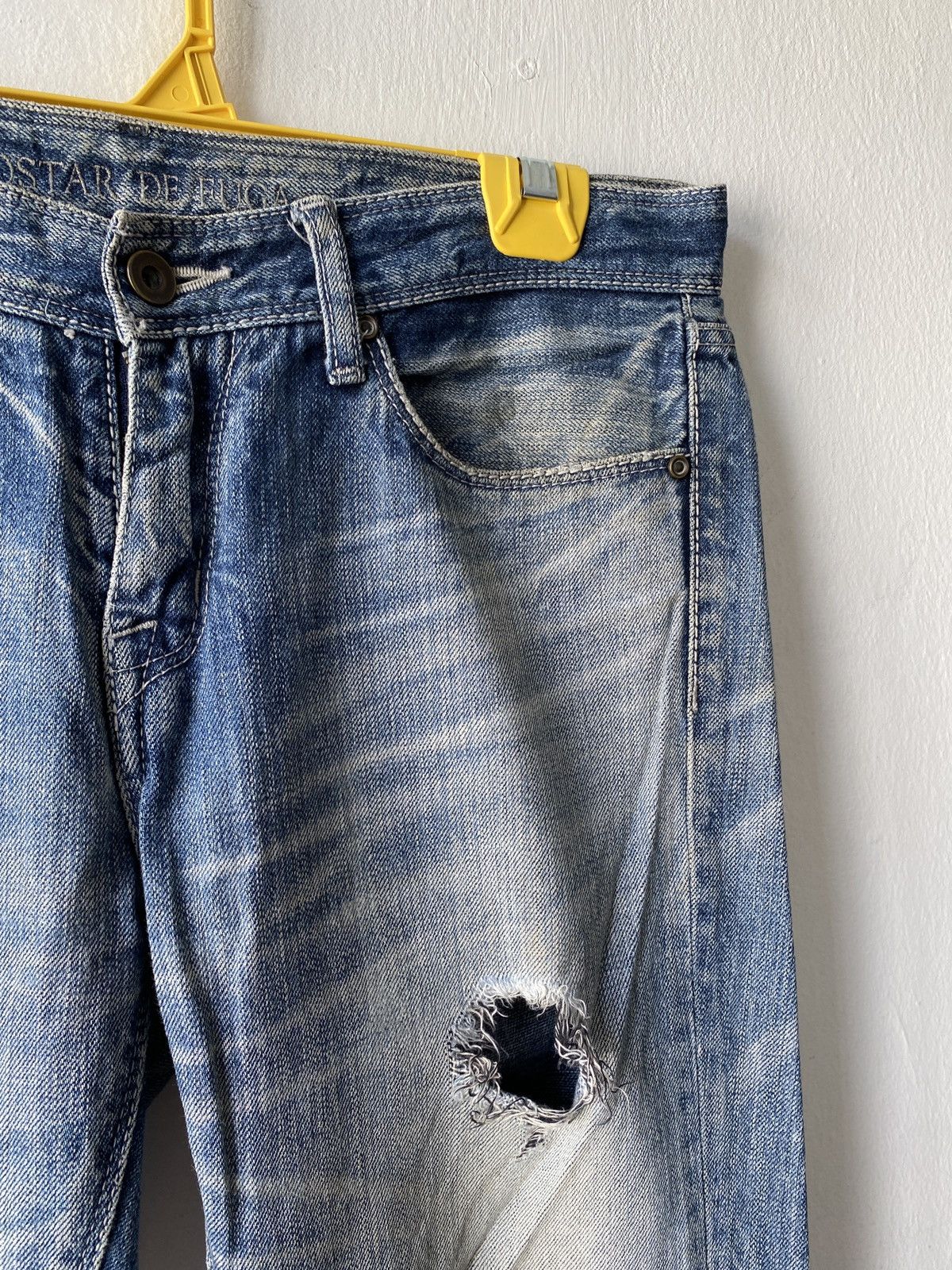 GOSTAR DE FUGA × Japanese Brand Japanese Vintage Gostar De Fuga Lighting Washed Denim Size US 31 - 9 Thumbnail