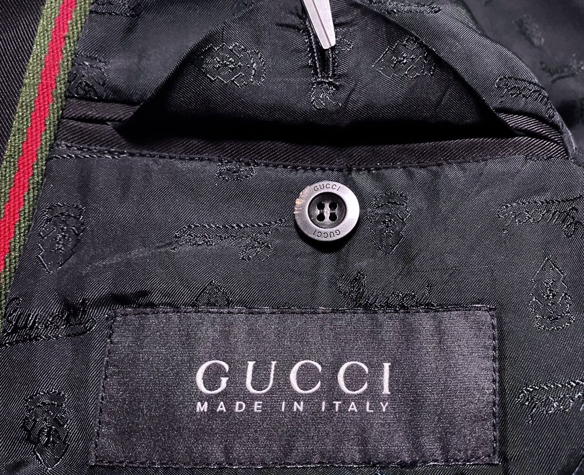 Gucci Gucci AW’08 2008 Polyester 4 Pocket Blazer Coat Jacket Khaki Size US S / EU 44-46 / 1 - 16 Thumbnail