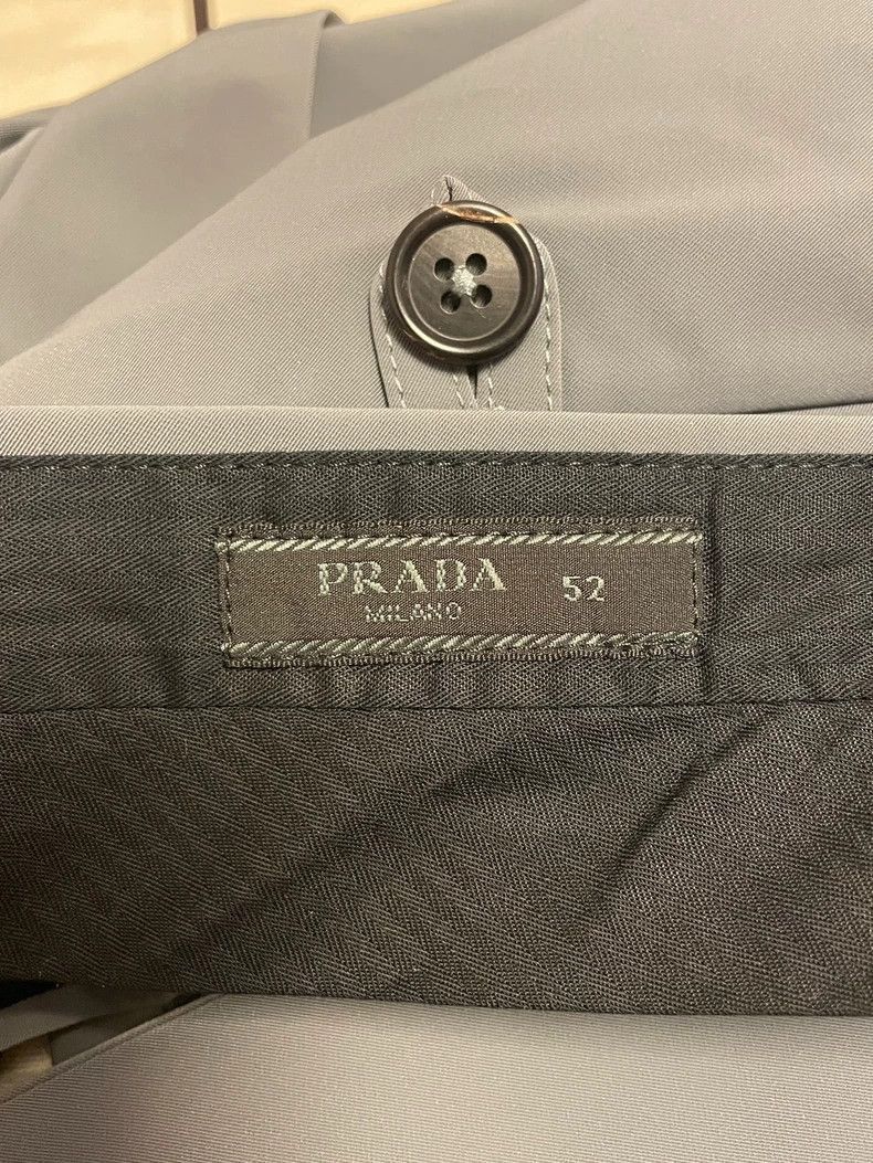 Prada Prada Men's Casual Pants Light Grey Green-2506 Size US 44 / EU 60 - 3 Thumbnail