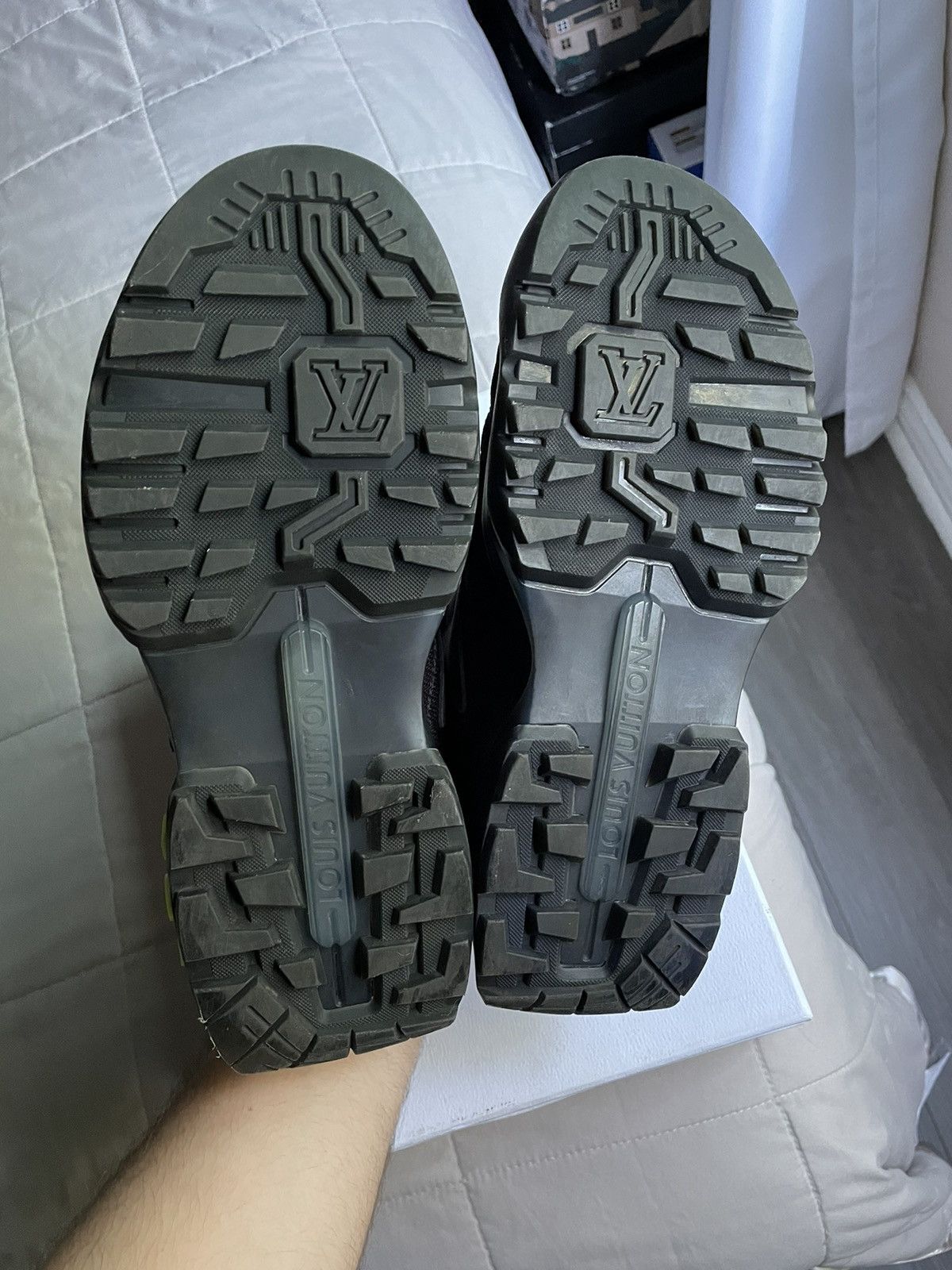 Louis Vuitton Louis Vuitton Black Millennium Trainer Sneaker Size US 8.5 / EU 41-42 - 14 Thumbnail
