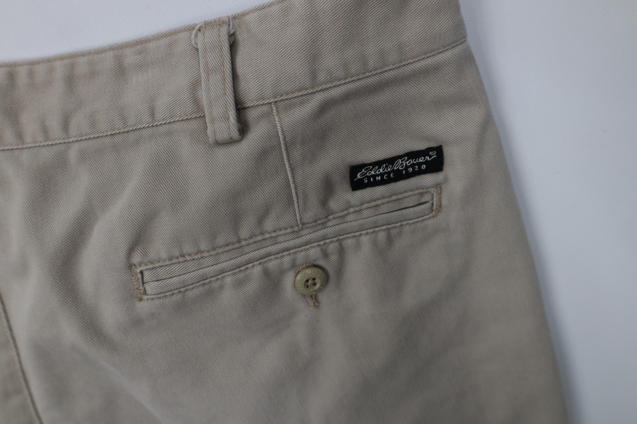 Eddie Bauer Vintage 90s Eddie Bauer Relaxed Wide Leg Pants Stone Size US 38 / EU 54 - 13 Thumbnail
