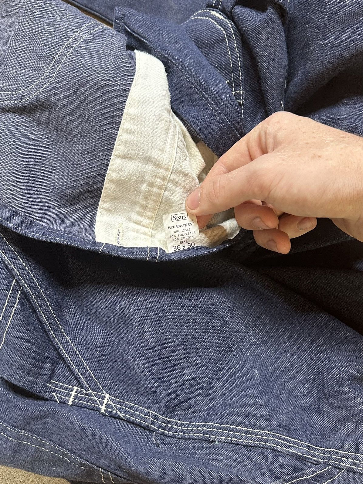Sears 70s Sears Tradewear Overalls Size US 36 / EU 52 - 5 Thumbnail