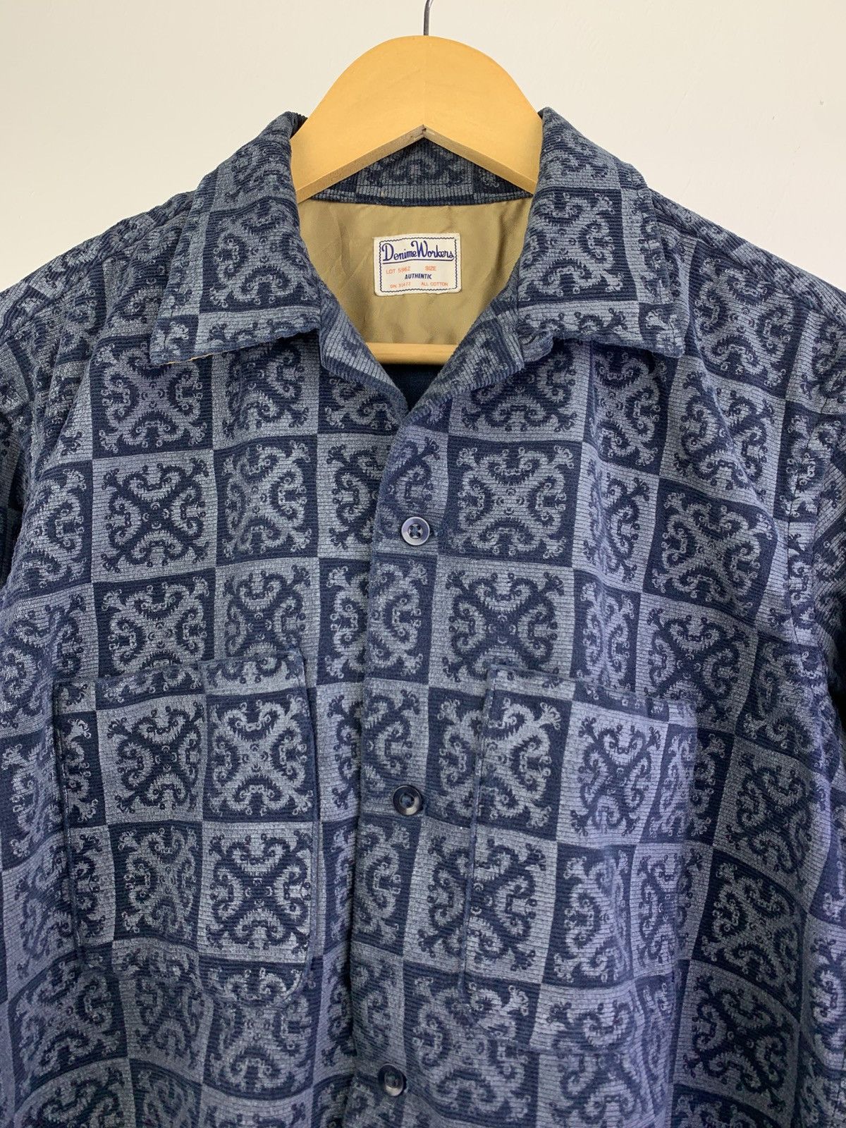 Denime Denime Workers Corduroy Jacquard Overshirt Jacket Size S Size US S / EU 44-46 / 1 - 8 Thumbnail