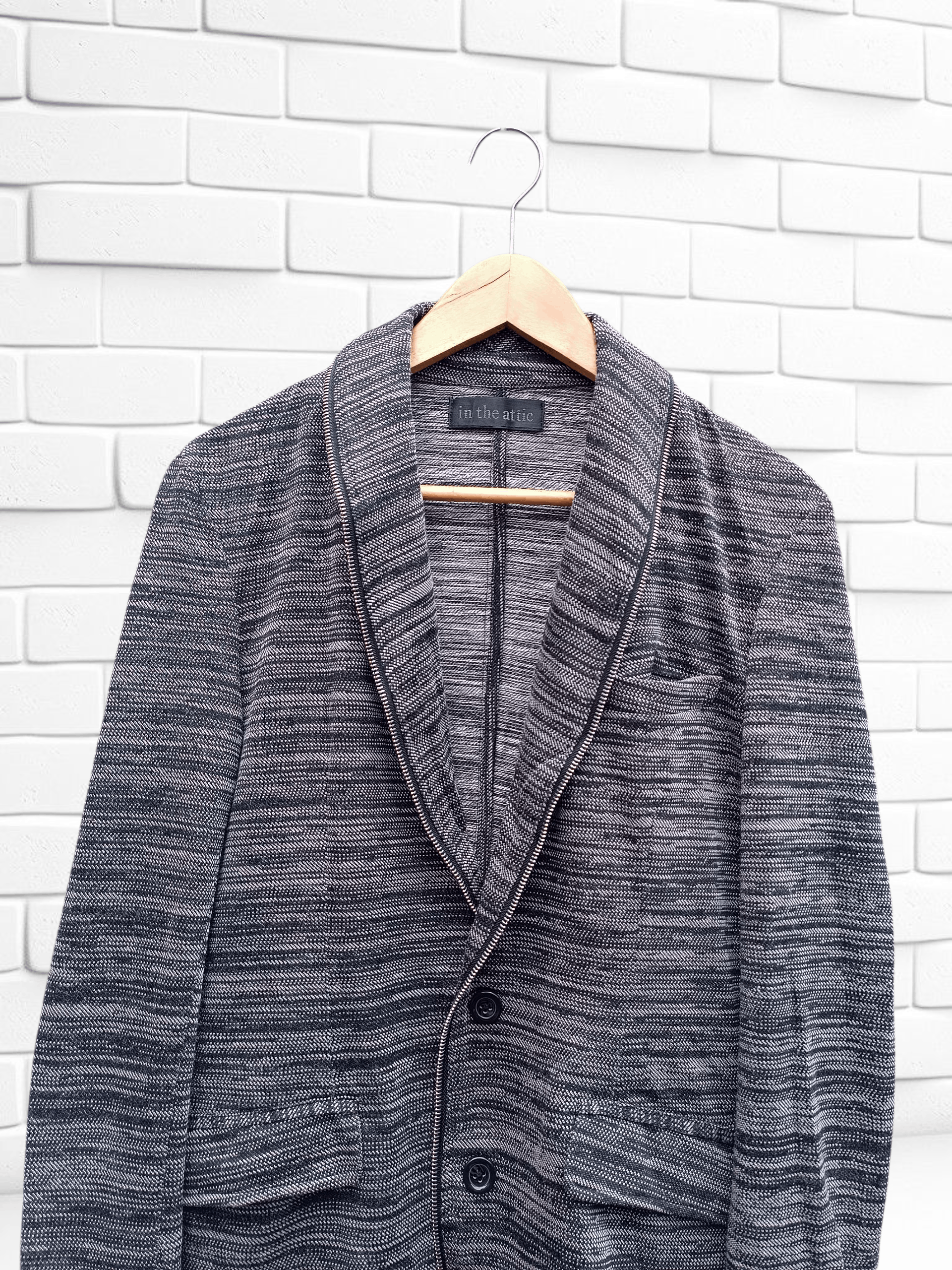 In The Attic In The Attic Tailored Blazer Workwear Gray Size US M / EU 48-50 / 2 - 3 Thumbnail