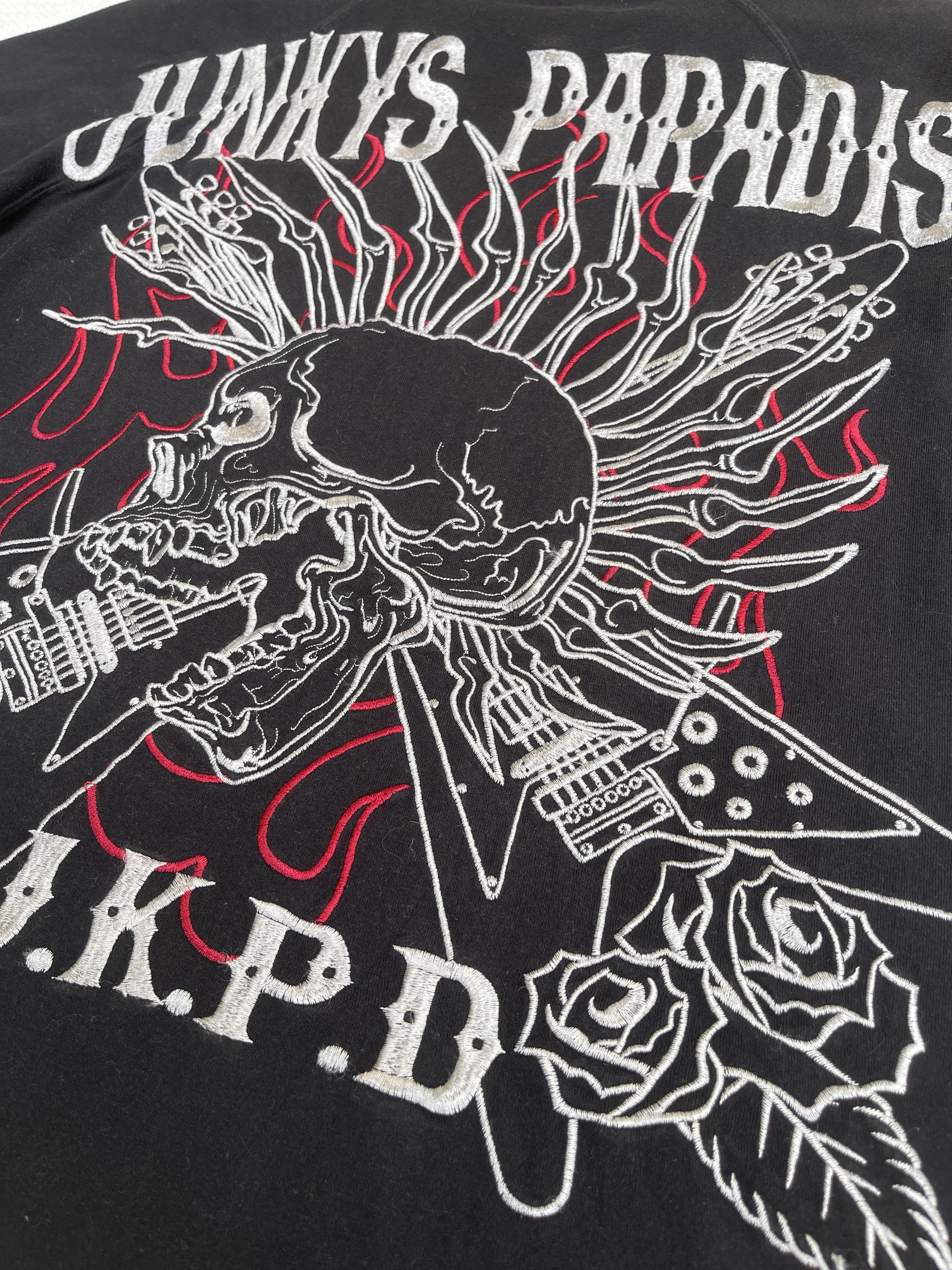Hysteric Glamour Last Drop🔥Vtg Junkys Paradise Punk Rock Embroidered T-Shirt Size US L / EU 52-54 / 3 - 13 Thumbnail