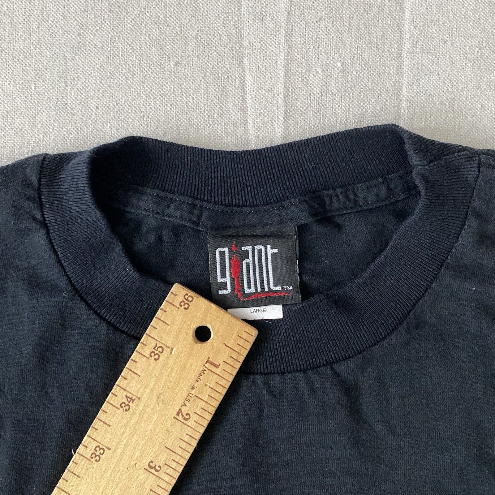 Giant Vintage 90s Bauhaus Gotham L Black Peter Murphy Shirt Punk Size US L / EU 52-54 / 3 - 3 Thumbnail
