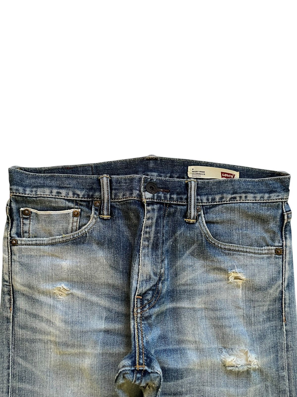 Levi's Vintage Levis 511 Faded Wash Selvedge Jeans Size US 33 - 5 Thumbnail