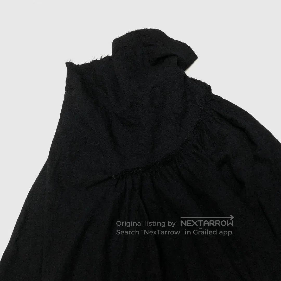 Comme des Garcons black abstract draped skirt by comme des garcons. Size 22" - 6 Thumbnail