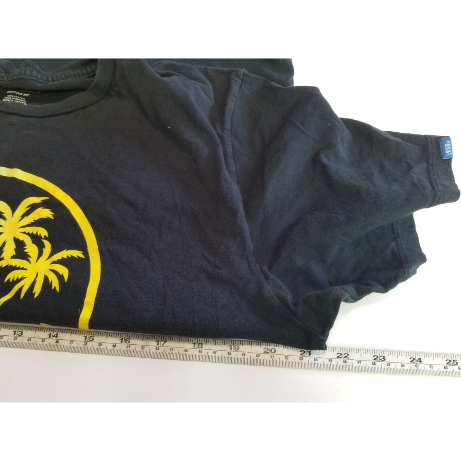 Vans VINTAGE Vans Short Sleeve Logo Black Crewneck T-Shirt Mens Size Large Size US L / EU 52-54 / 3 - 4 Thumbnail
