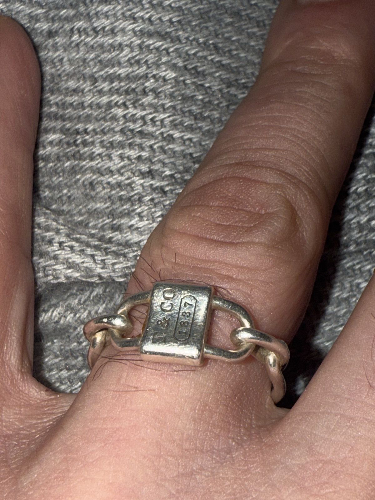 Tiffany & Co. Tiffany & Co. Hardware ring. Medium Size 32 - 1 Thumbnail