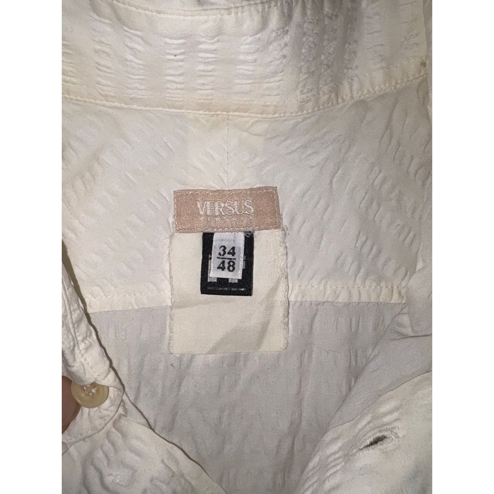 Versace Versace versus button up 34/48 women’s shirt Size M / US 6-8 / IT 42-44 - 2 Thumbnail