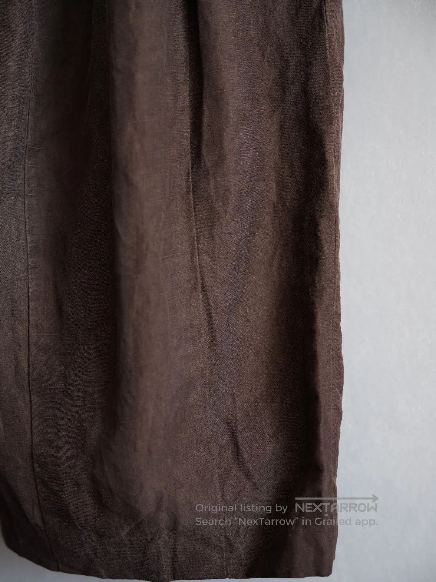 Geoffrey B. Small Geoffrey b.small 22SS Silk-Cotton Wide-Leg Pants. Size 26" / US 2 / IT 38 - 6 Thumbnail