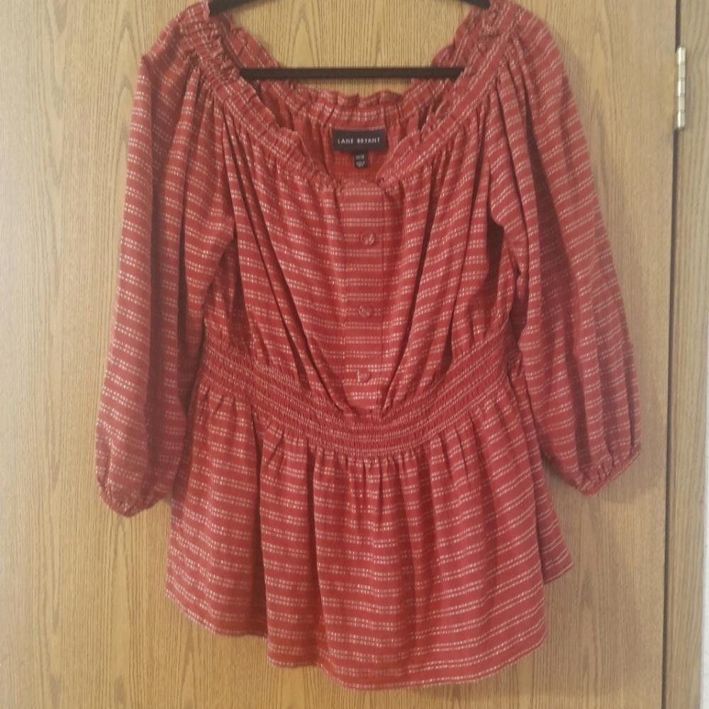 Designer Lane Bryant Blouse Size 14/16 Size XL / US 12-14 / IT 48-50 - 1 Thumbnail