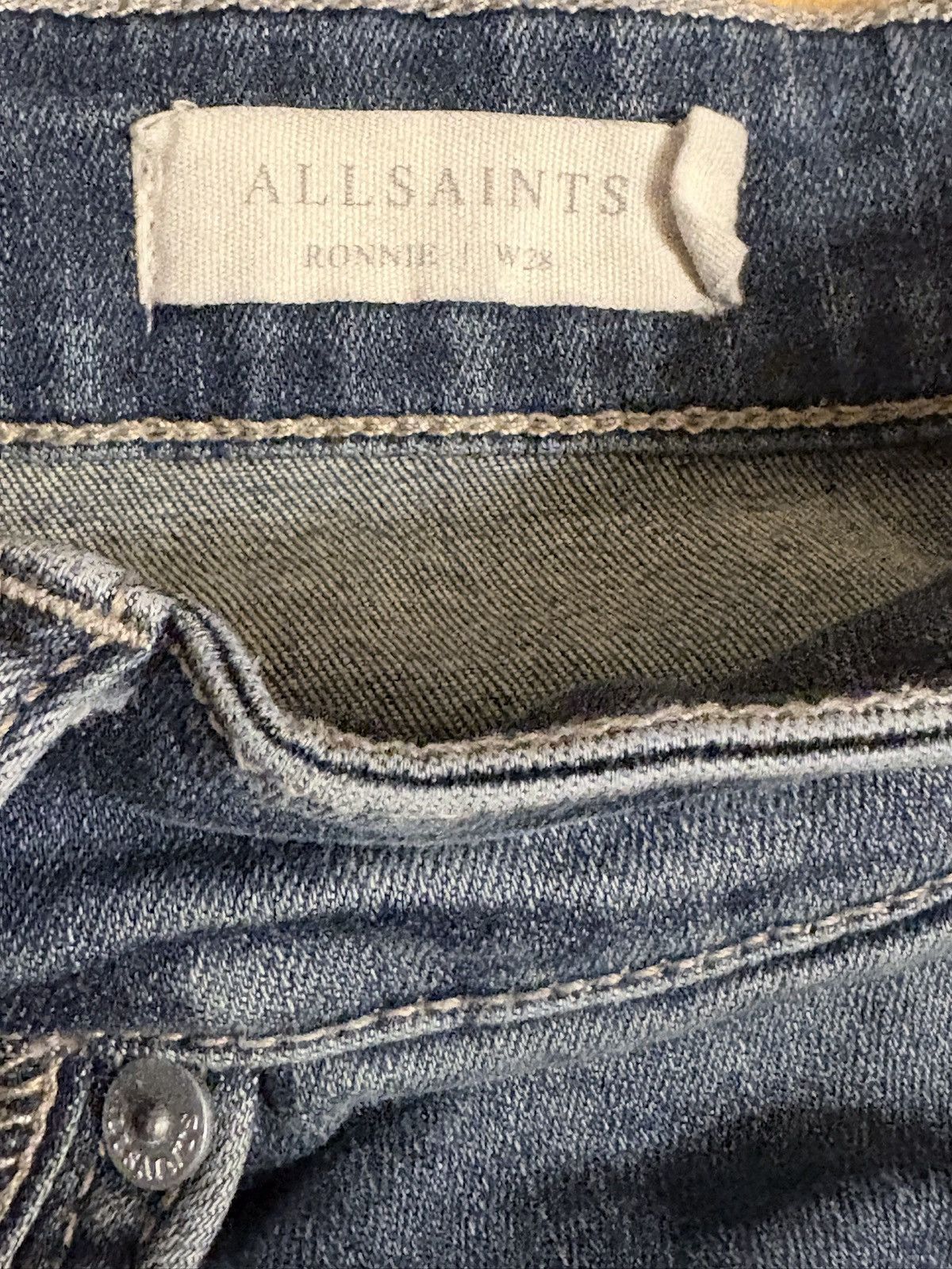 Allsaints All Saints Ronnie Distressed Jeans Size US 28 / EU 44 - 4 Thumbnail