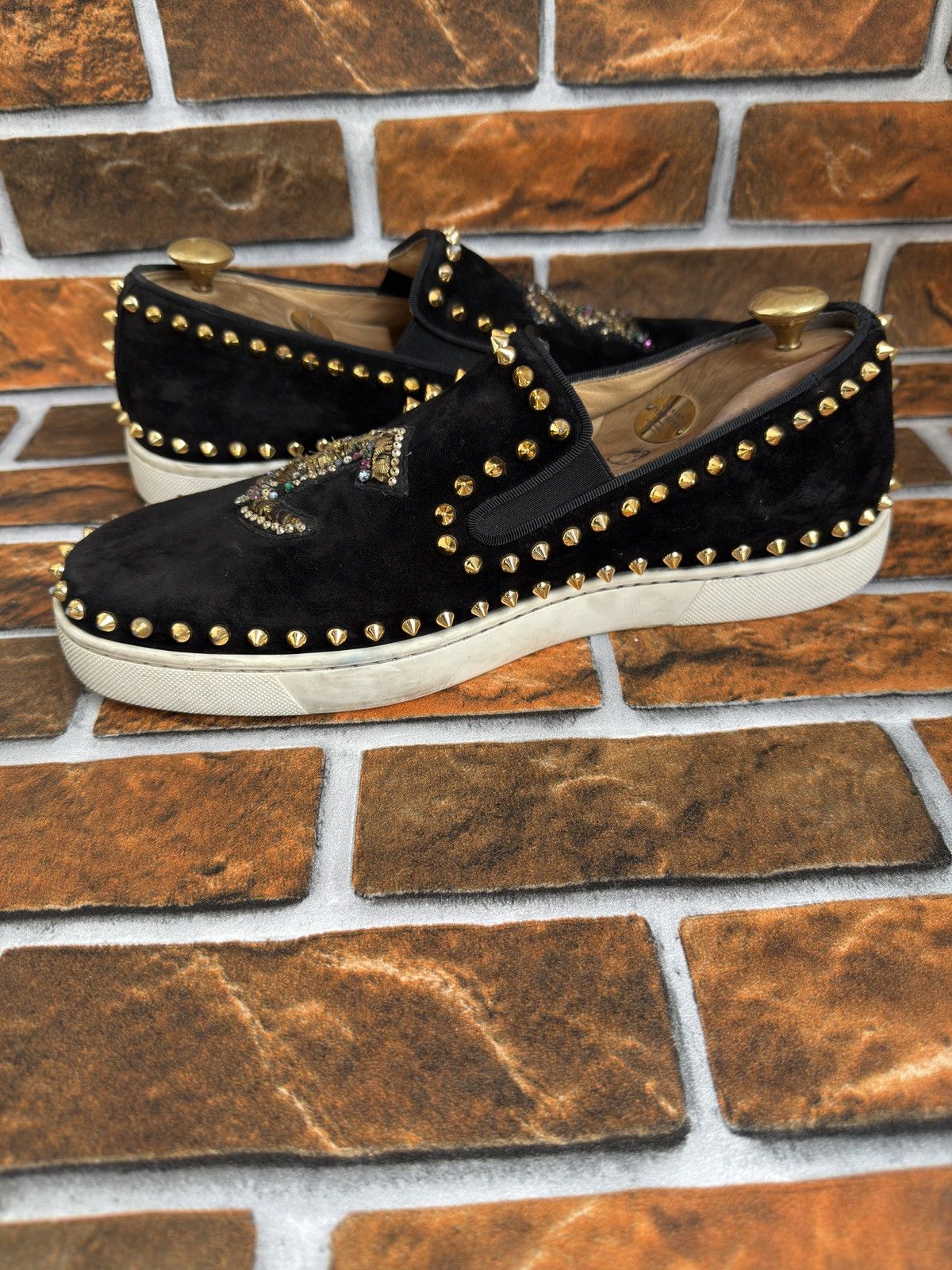 Christian Louboutin Spike boat flats Size US 10.5 / EU 43-44 - 8 Thumbnail