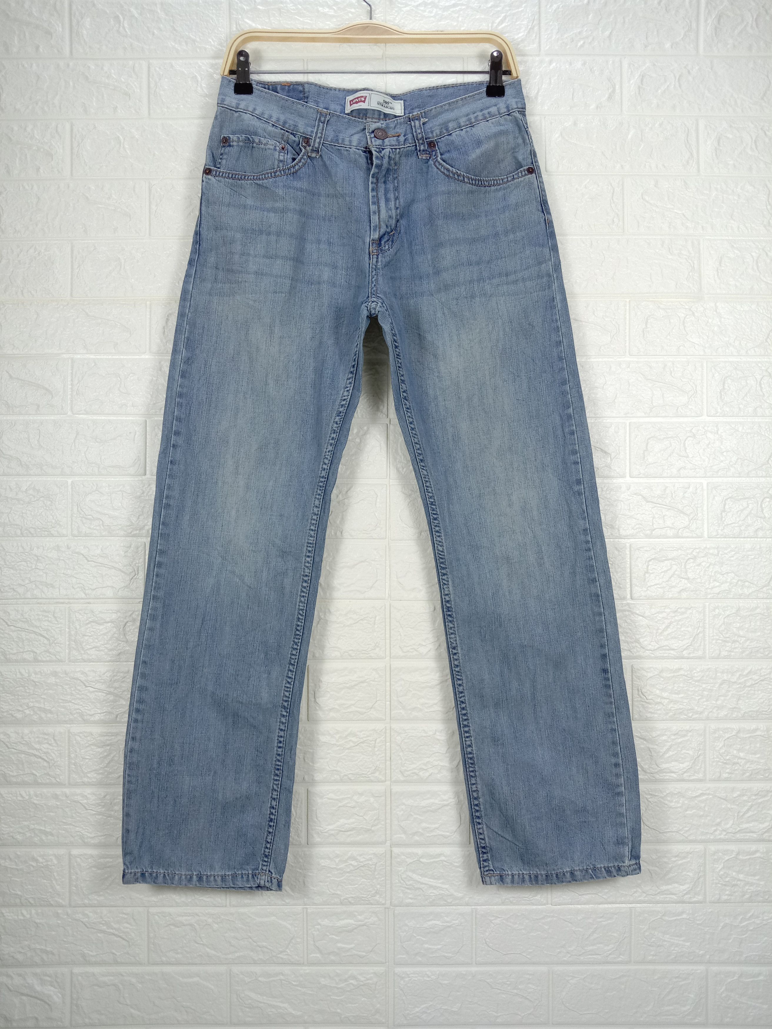 Levi's Vintage Levi's 505 Jeans Blue Wash Straight Leg Denim Size 28" / US 6 / IT 42 - 1 Thumbnail