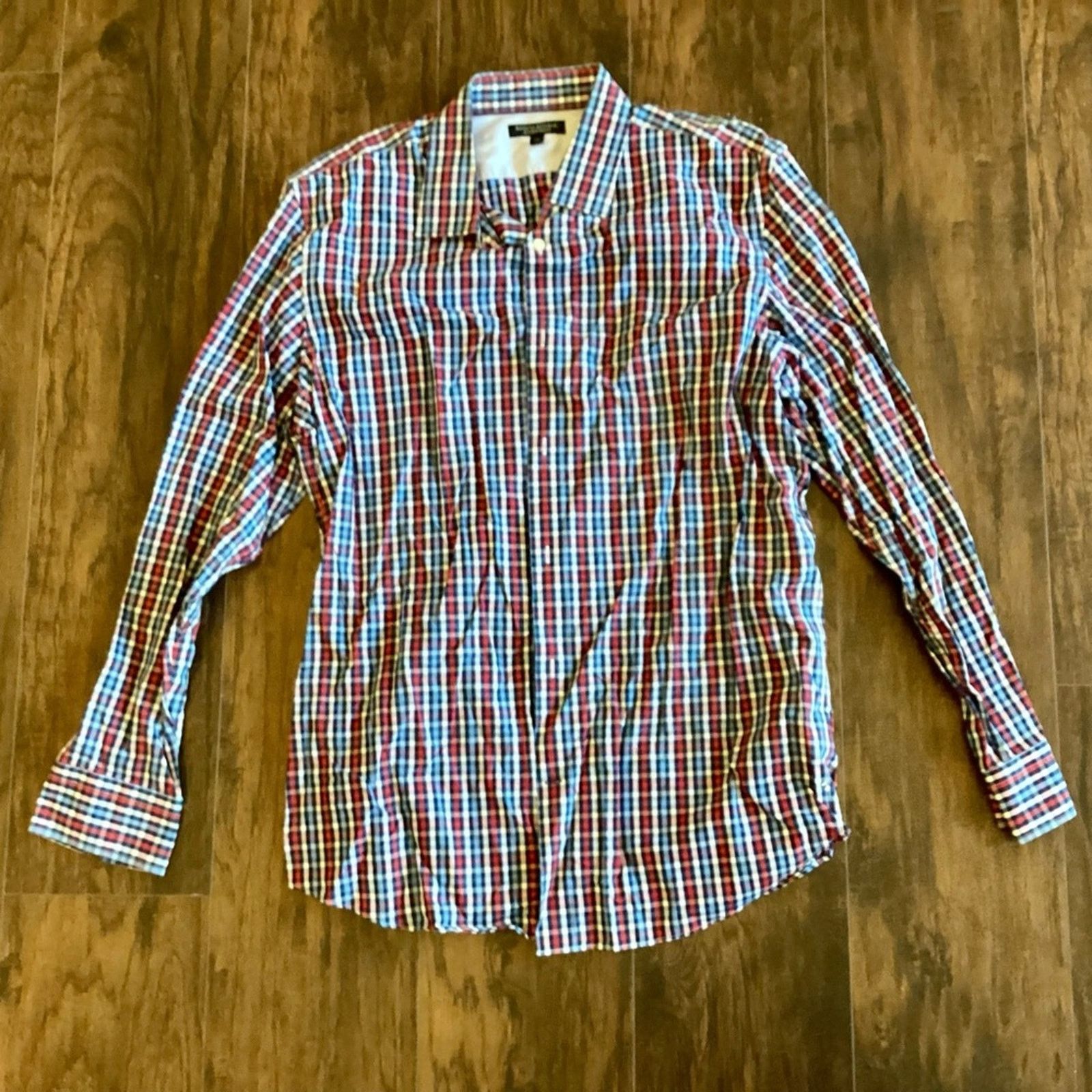 Banana Republic Banana Republic Non-Iron Slim Fit Button Down Size US XL / EU 56 / 4 - 2 Thumbnail