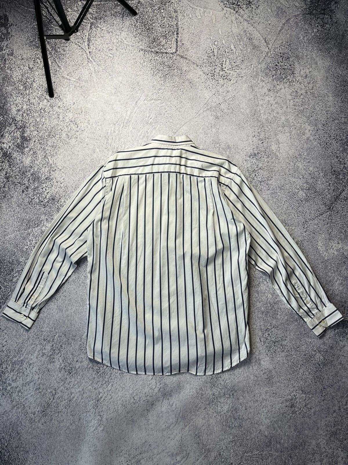 Lacoste Vintage Lacoste Striped Long Sleeved Shirt Rare Size US L / EU 52-54 / 3 - 17 Thumbnail