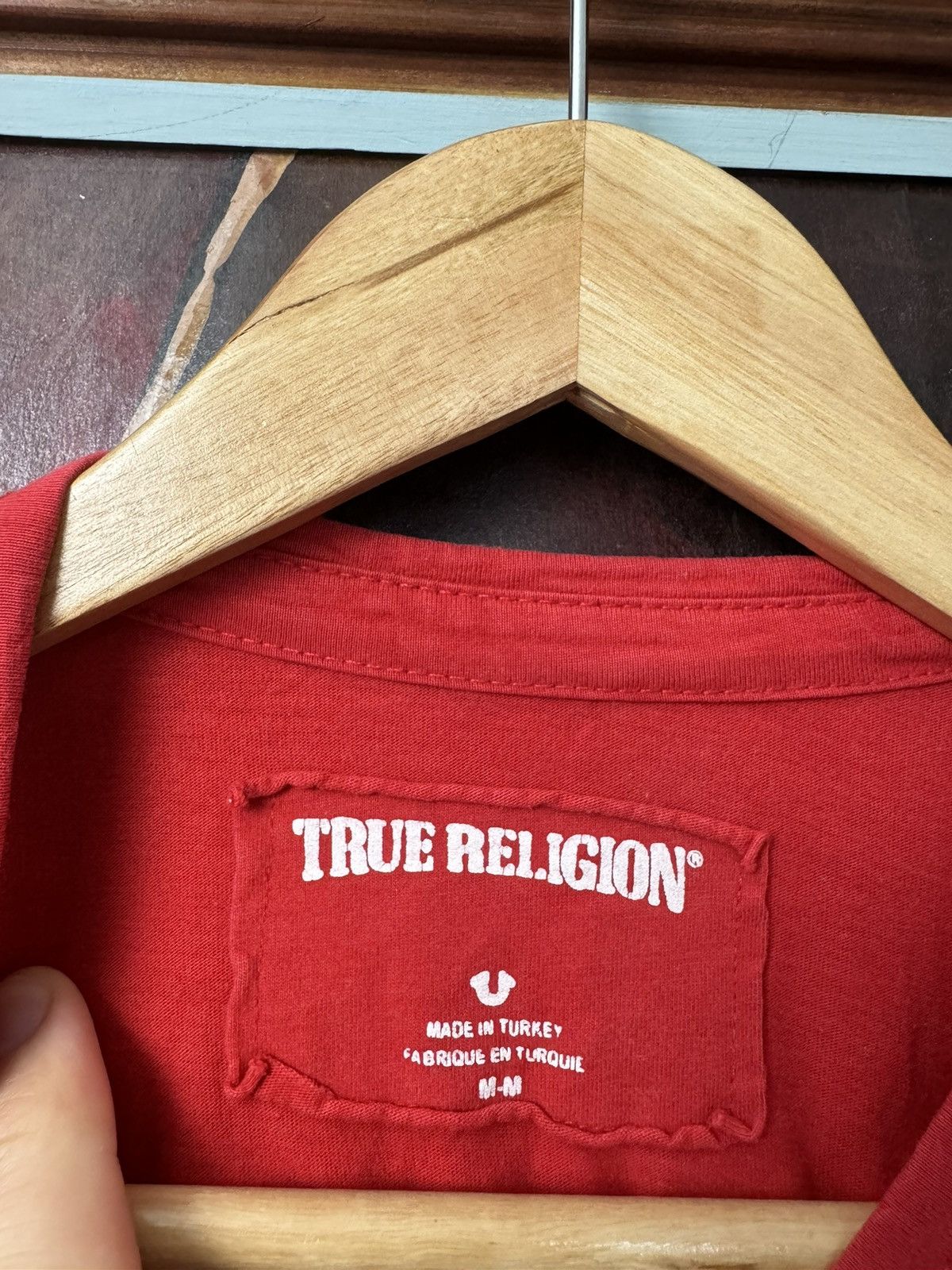 True Religion True Religion Budda Man Classic Logo Drip Longsleeve Red Size US M / EU 48-50 / 2 - 4 Thumbnail