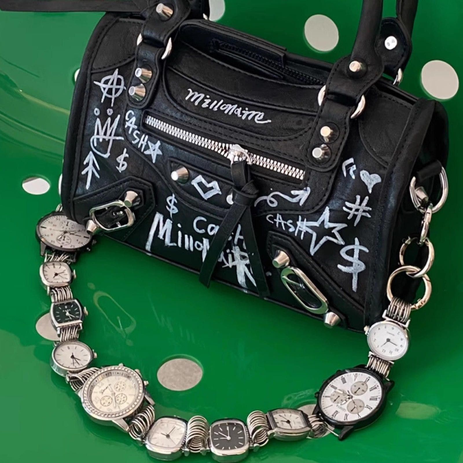 Other Graffiti Boston Bag – Large Pillow Tote, Dial Detail Size ONE SIZE - 2 Thumbnail