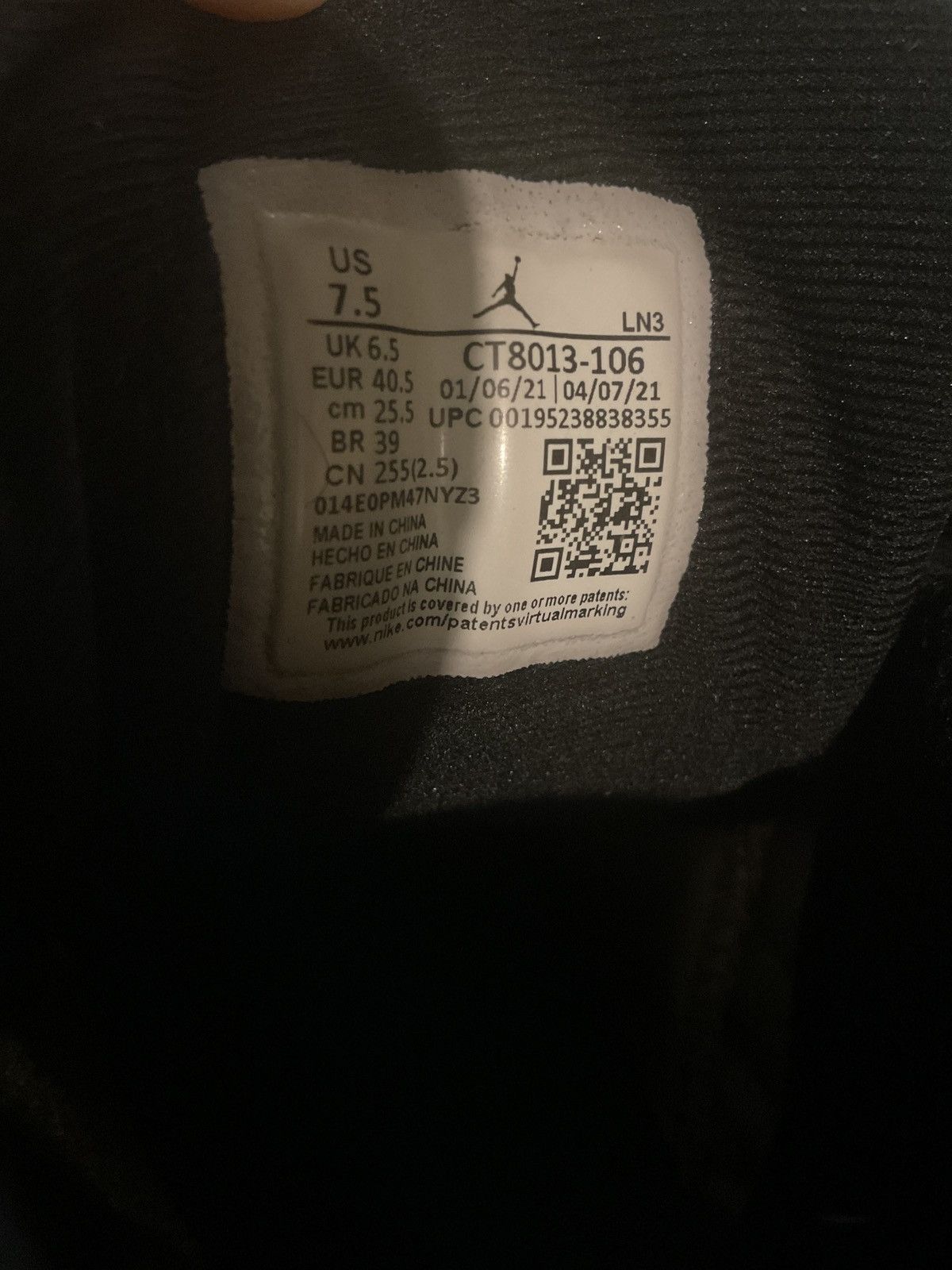 Jordan Brand Air jordan 12 retro Size US 7.5 / EU 40-41 - 7 Thumbnail