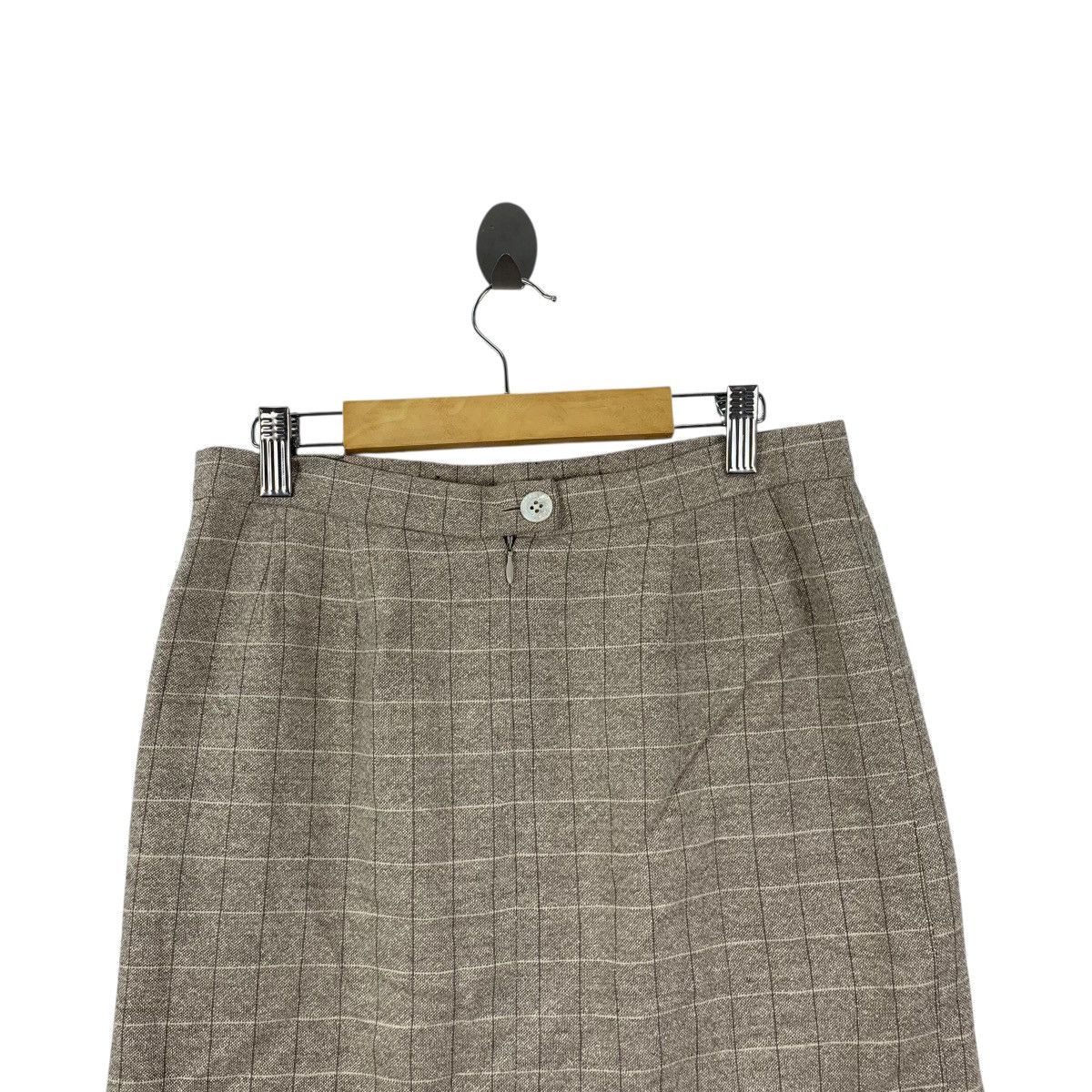 Jean-Louis Scherrer Vintage 90s JEAN LOUIS SCHERRER Boutique Nova Checks Tartan Size 30" / US 8 / IT 44 - 5 Thumbnail