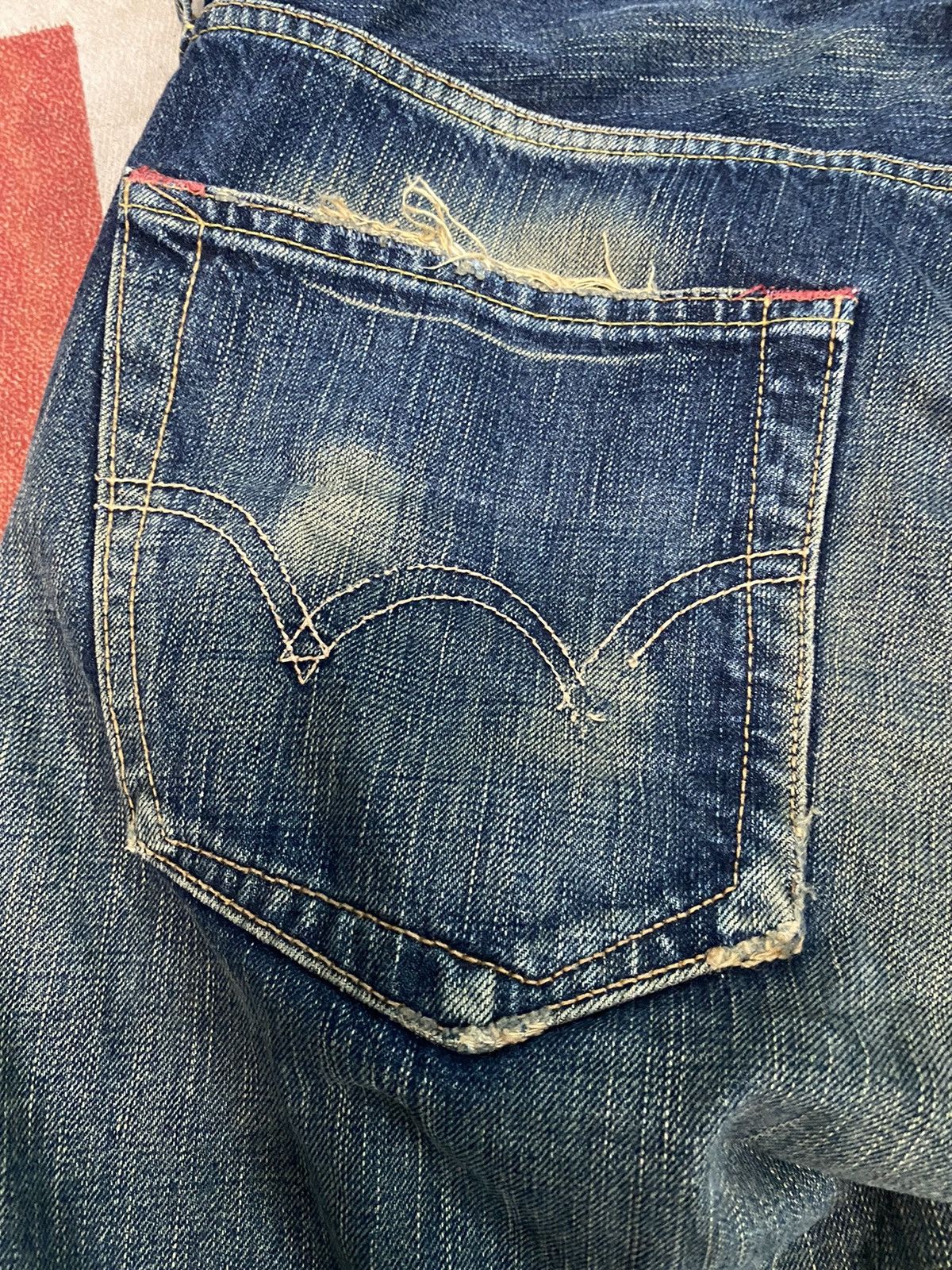 Edwin × Japanese Brand × Vintage Edwin Lot 504 Regular Straight Cut Pants Indigo Jeans Size US 36 / EU 52 - 15 Thumbnail