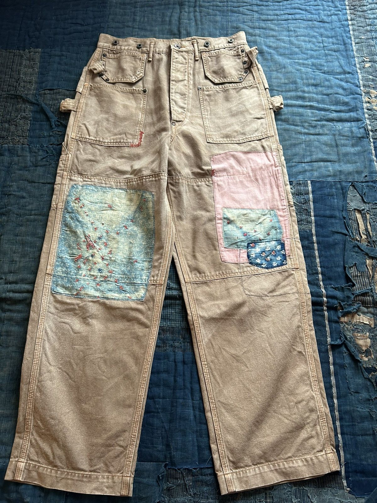Kapital × Kapital Kountry Kapital patchwork painter pants kountry Size US 30 / EU 46 - 1 Thumbnail
