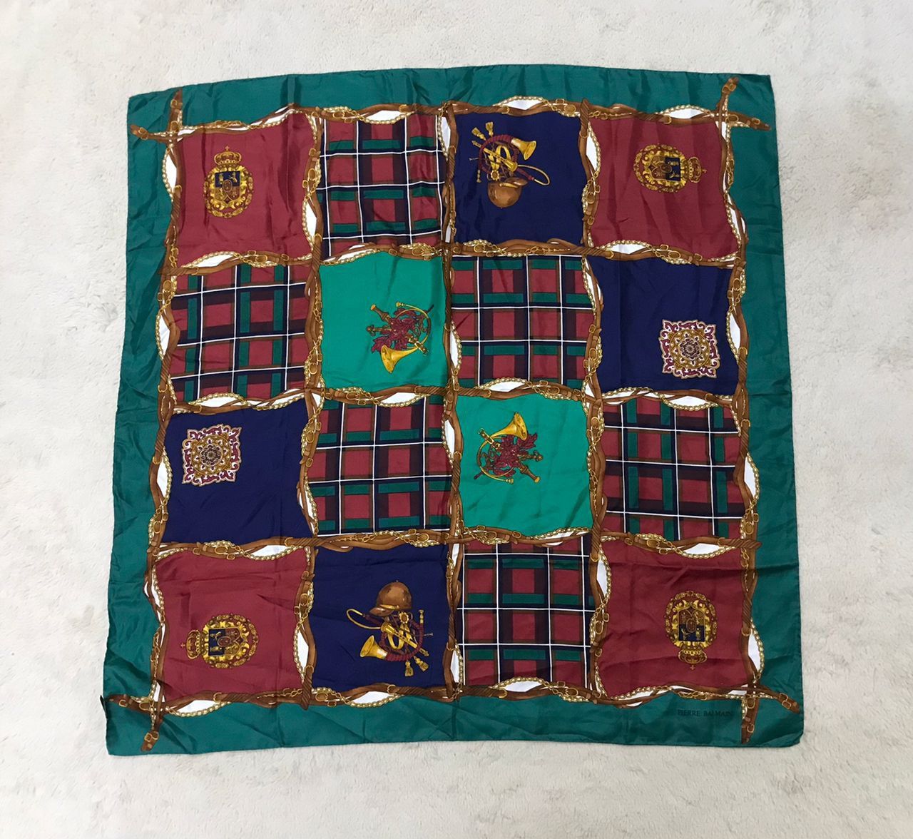 Pierre Balmain Pierre Balmain Silk Scarf Size ONE SIZE - 1 Thumbnail