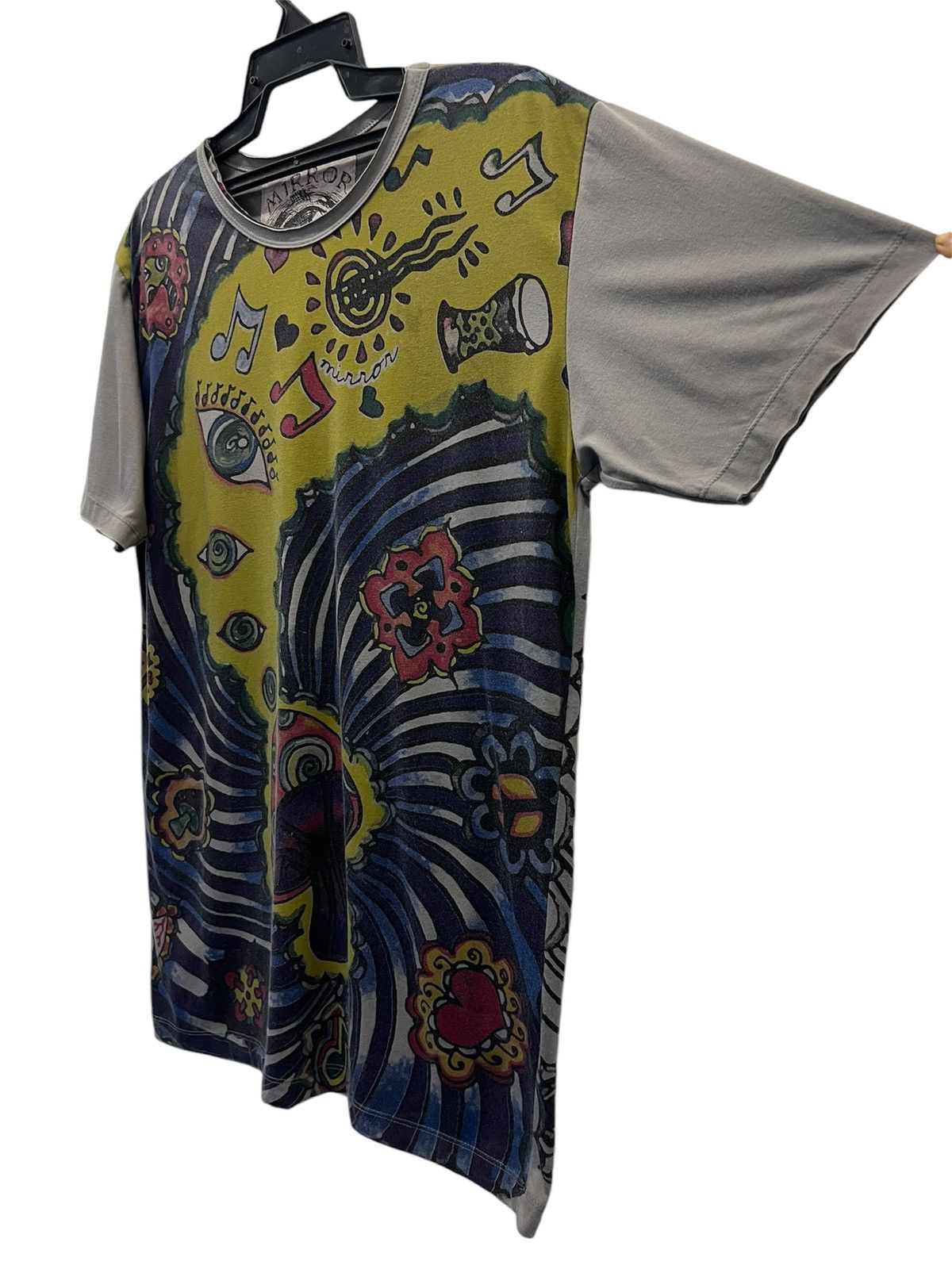 Japanese Brand × Vintage VINTAGE MIRROR LSD MUSHROOM MULTICOLOUR ALL PRINT SHIRT Size US L / EU 52-54 / 3 - 3 Thumbnail