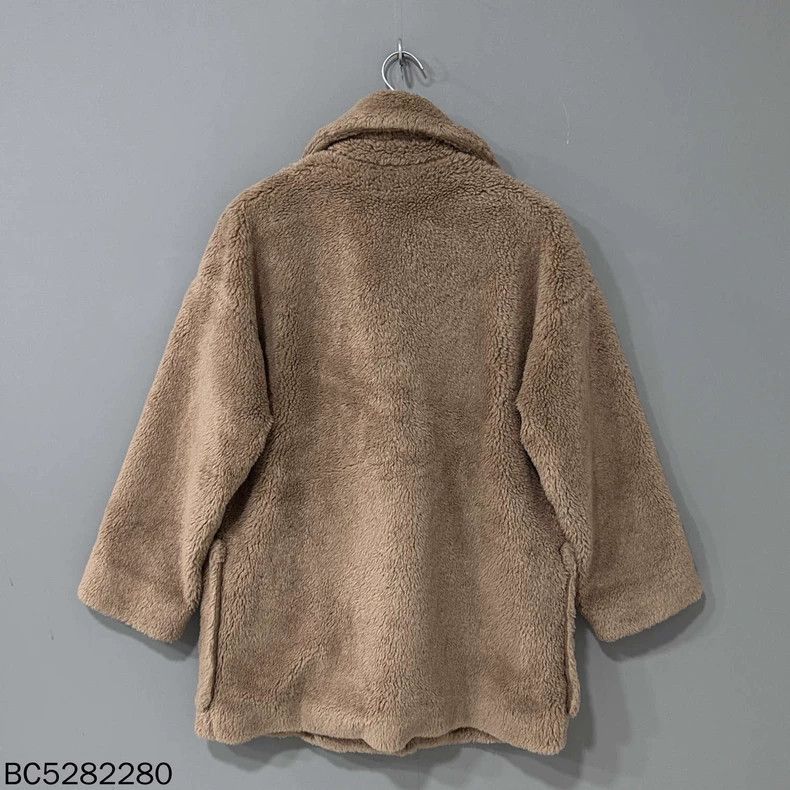 Max Mara Max Mara Camel wool-blend teddy coat with lapel Size M / US 6-8 / IT 42-44 - 3 Thumbnail