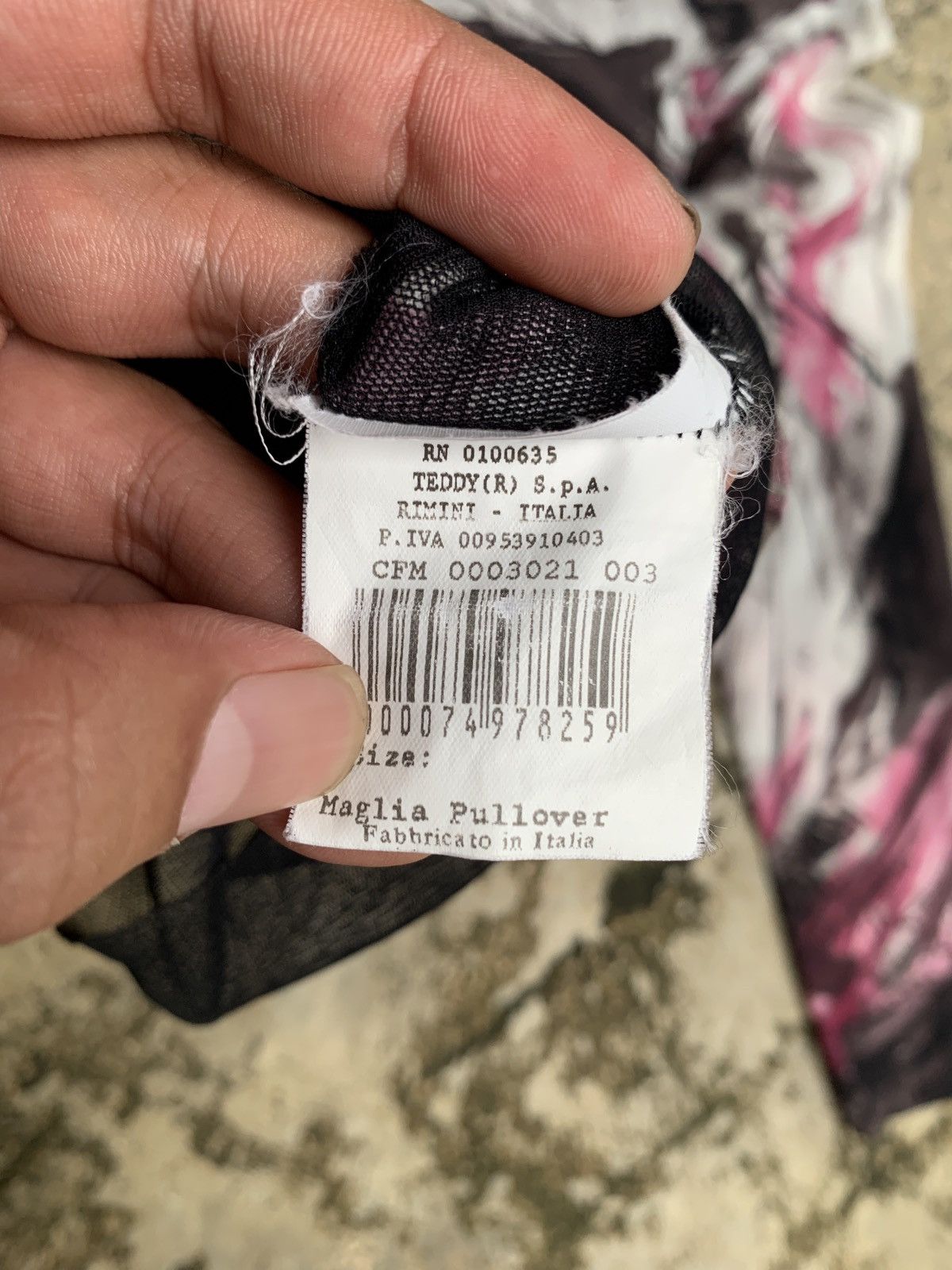 Other y2k Teddy Rinascimento Italy Abatract Scratch Art Mesh Top Size S / US 4 / IT 40 - 10 Thumbnail
