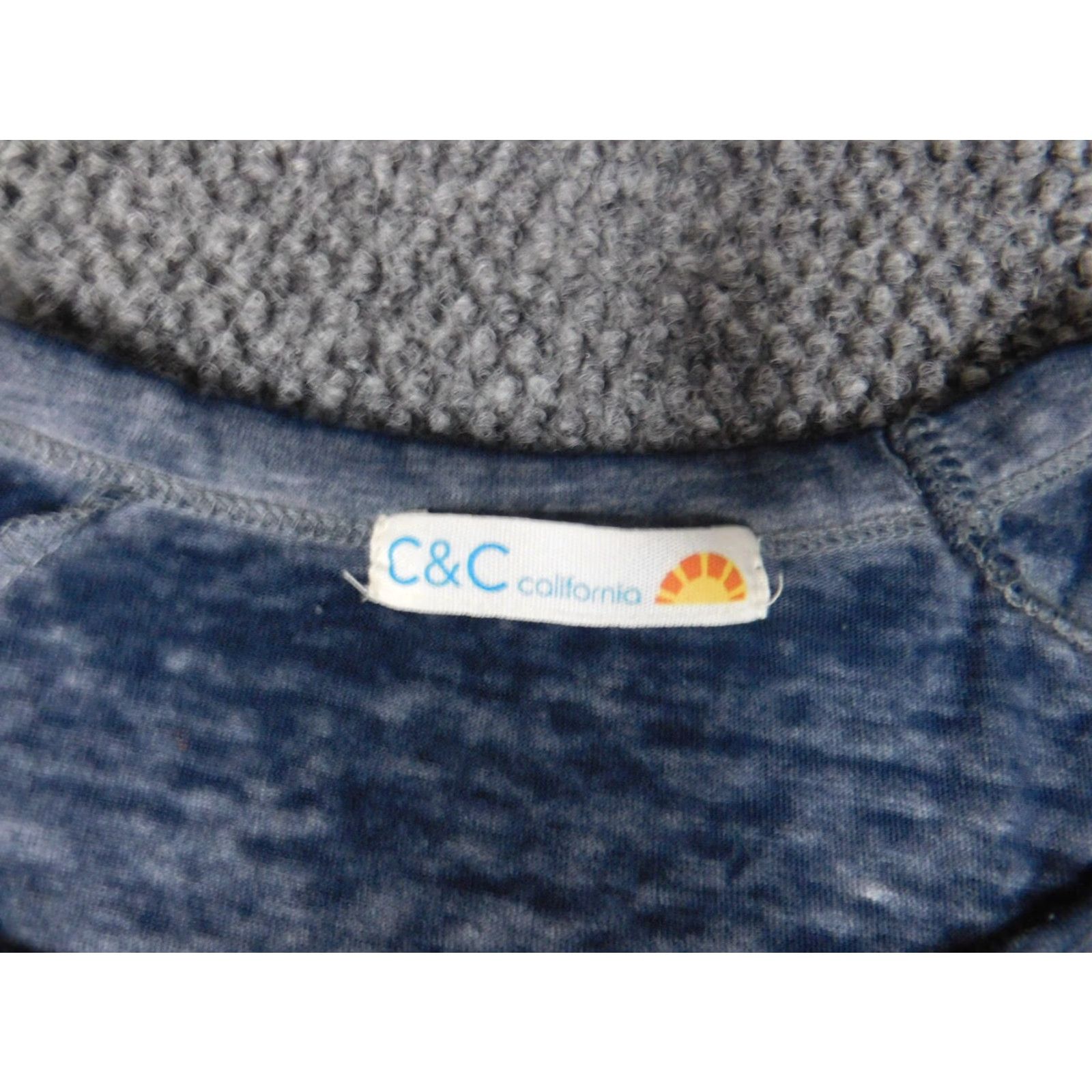 Vintage VINTAGE? No. C&C California Womens Shirt S Blue Stretch Pullover Casual Short Sleeve Round Neck T-Shirt Cotton Hip Hop Basic Size S / US 4 / IT 40 - 6 Thumbnail