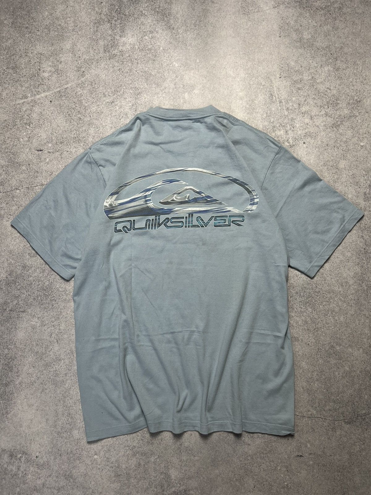 Quiksilver Vintage 90s QuikSilver Faded Distressed Surf Y2K Shirt Size US L / EU 52-54 / 3 - 1 Thumbnail