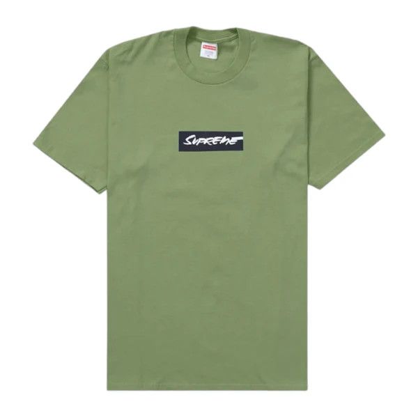 image of Supreme Futura Box Logo Shirt in Green, Men's (Size Medium)