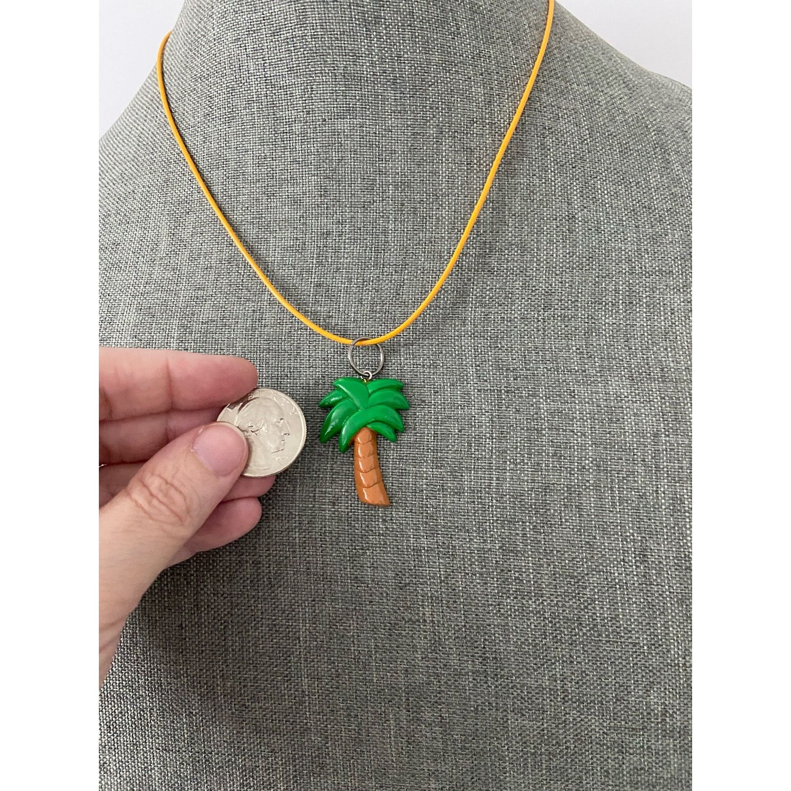 Handmade palm tree necklace Size ONE SIZE - 2 Thumbnail