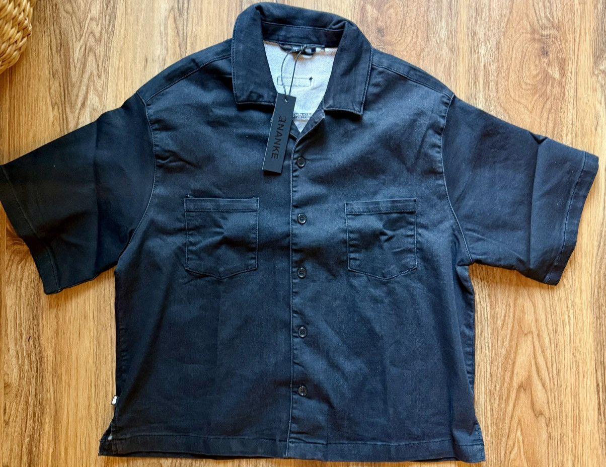 Other Ananke - Black short sleeve button up oversized Size US L / EU 52-54 / 3 - 1 Thumbnail