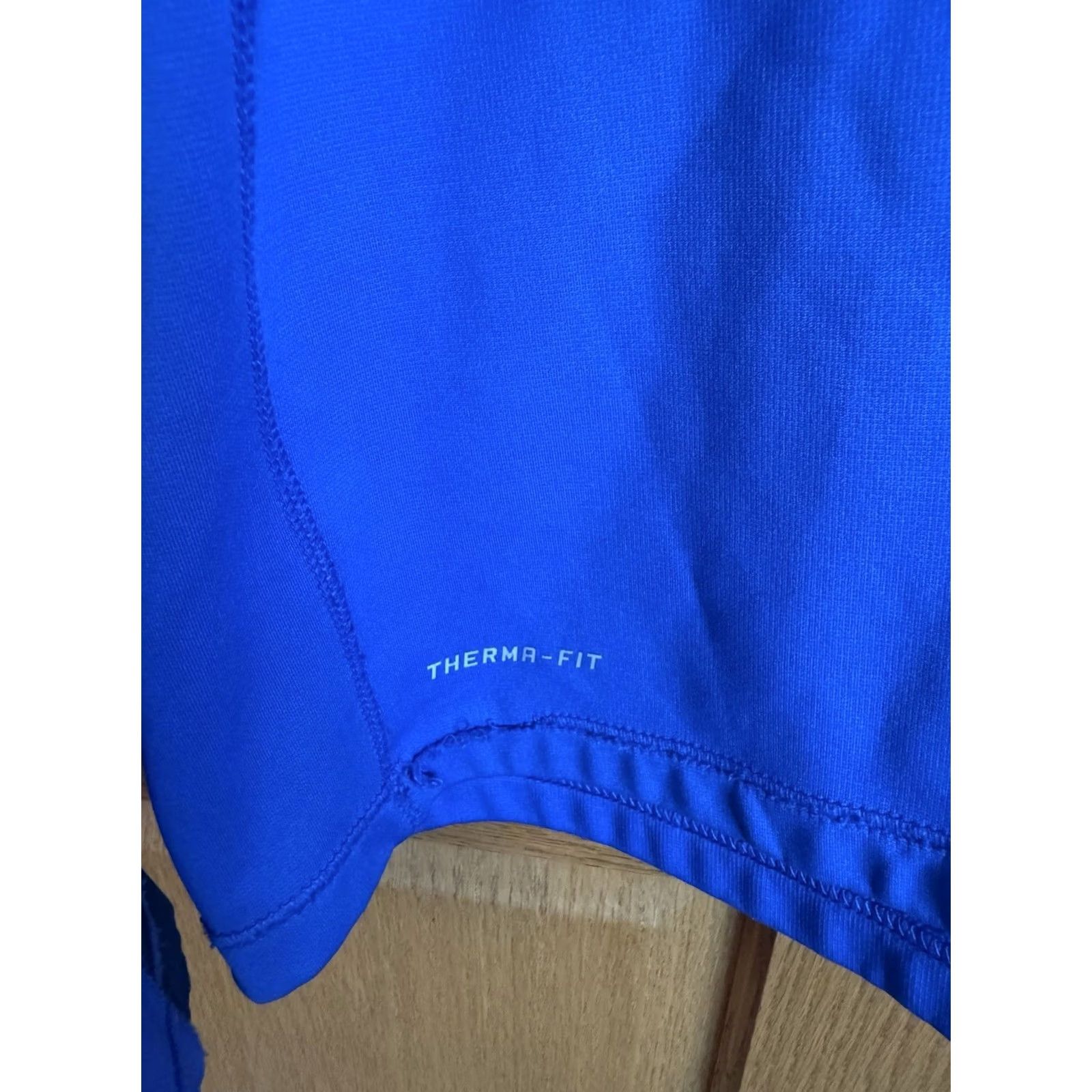 Nike Nike Therma Fit Training Pullover 1/4 Zip Hooded Sportswear Hoodie Men XL Blue Size US XL / EU 56 / 4 - 6 Thumbnail