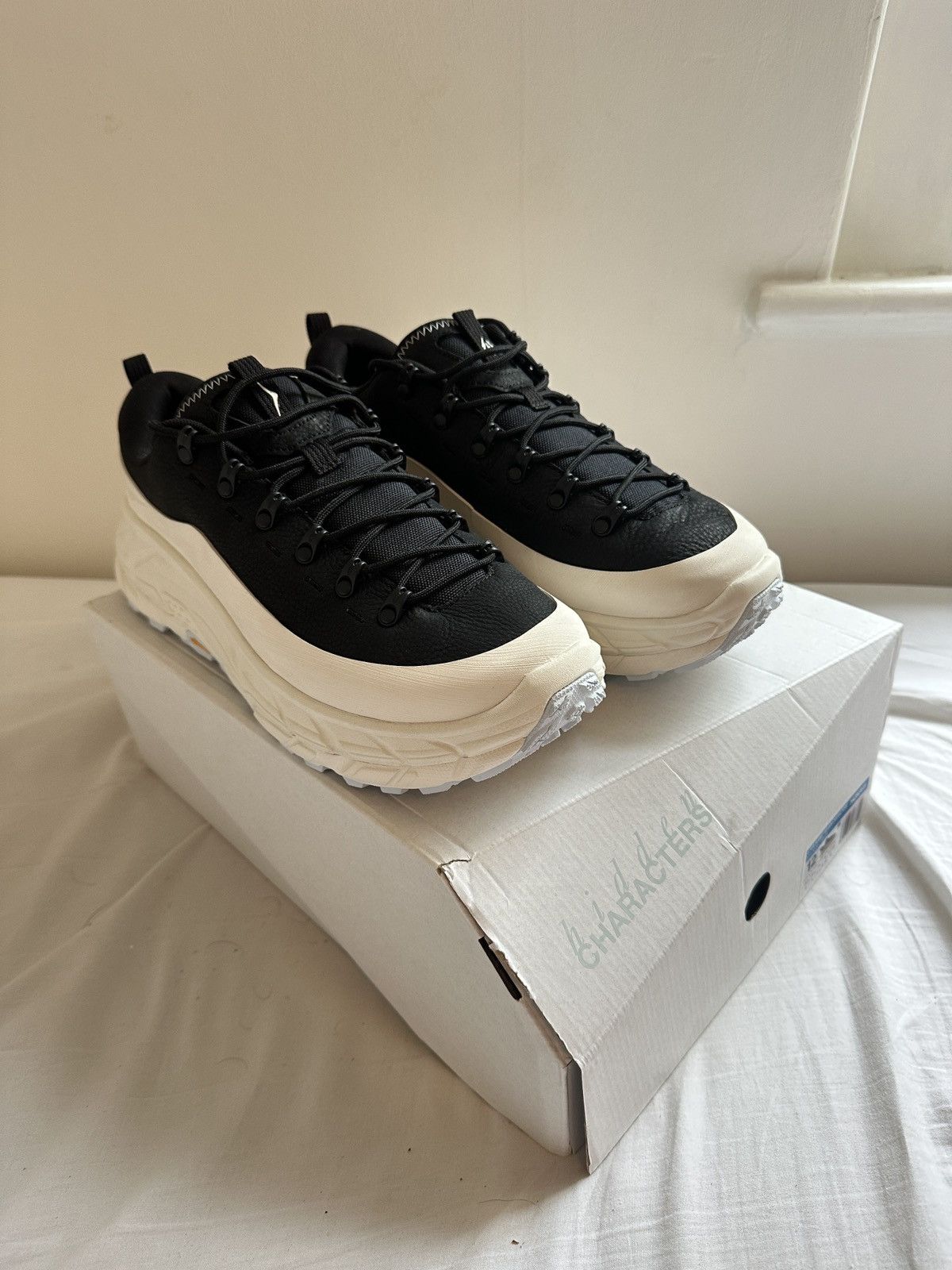 image of Hidden Characters X Hoka Tor Summit 2 Shoes in White, Men's (Size 12)