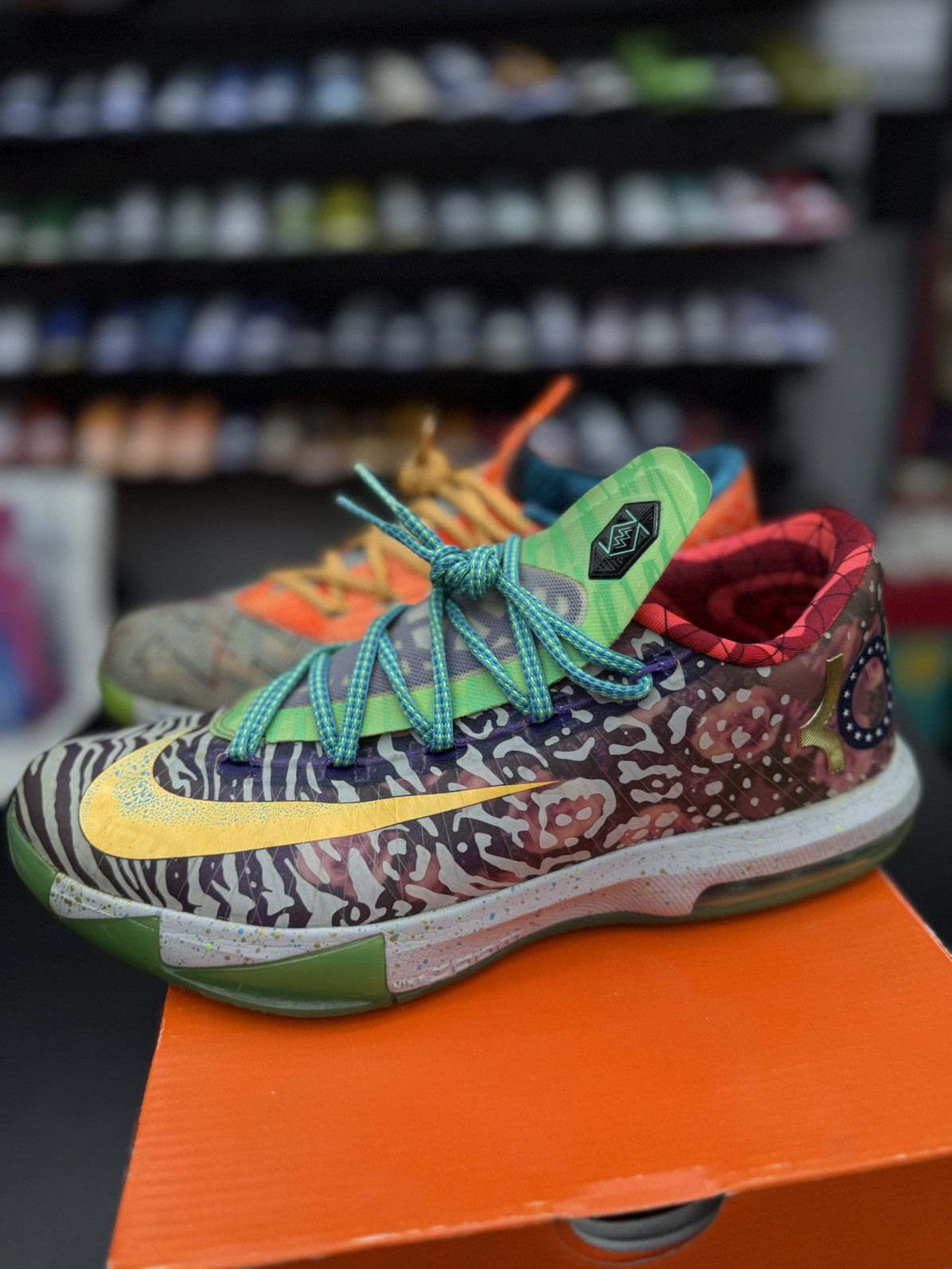 Nike Nike KD 6 “What The” 2013 (669809-500) Size 11 RARE Size US 11 / EU 44 - 7 Thumbnail