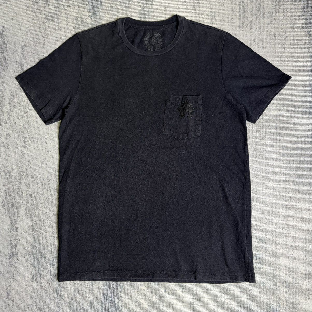 Chrome Hearts Chrome Hearts Leather Cross Patch Pocket Tee Size US L / EU 52-54 / 3 - 1 Thumbnail
