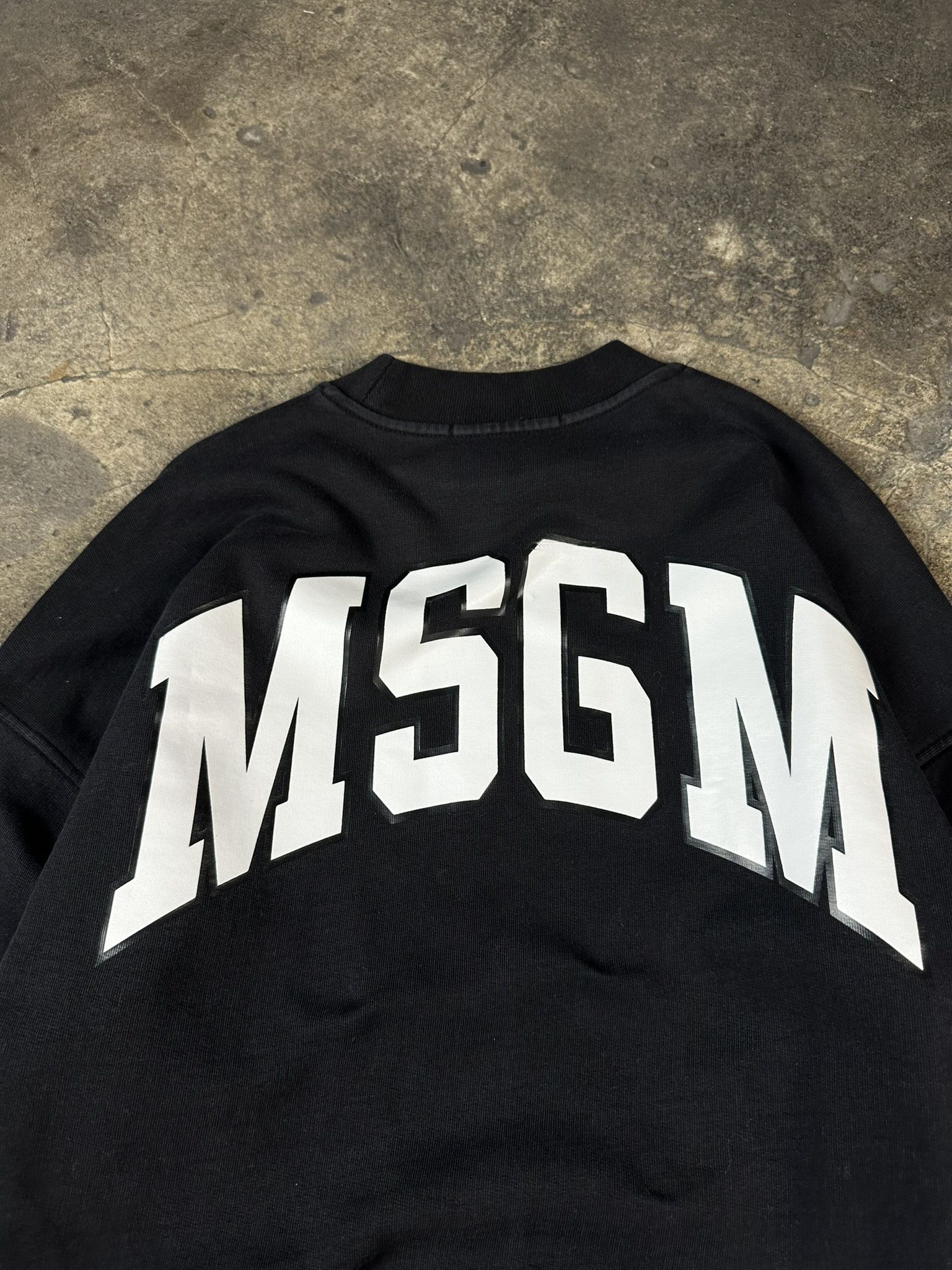 Designer × MSGM MSGM Milano Logo Spellout Long Sweatshirt Size M / US 6-8 / IT 42-44 - 2 Thumbnail