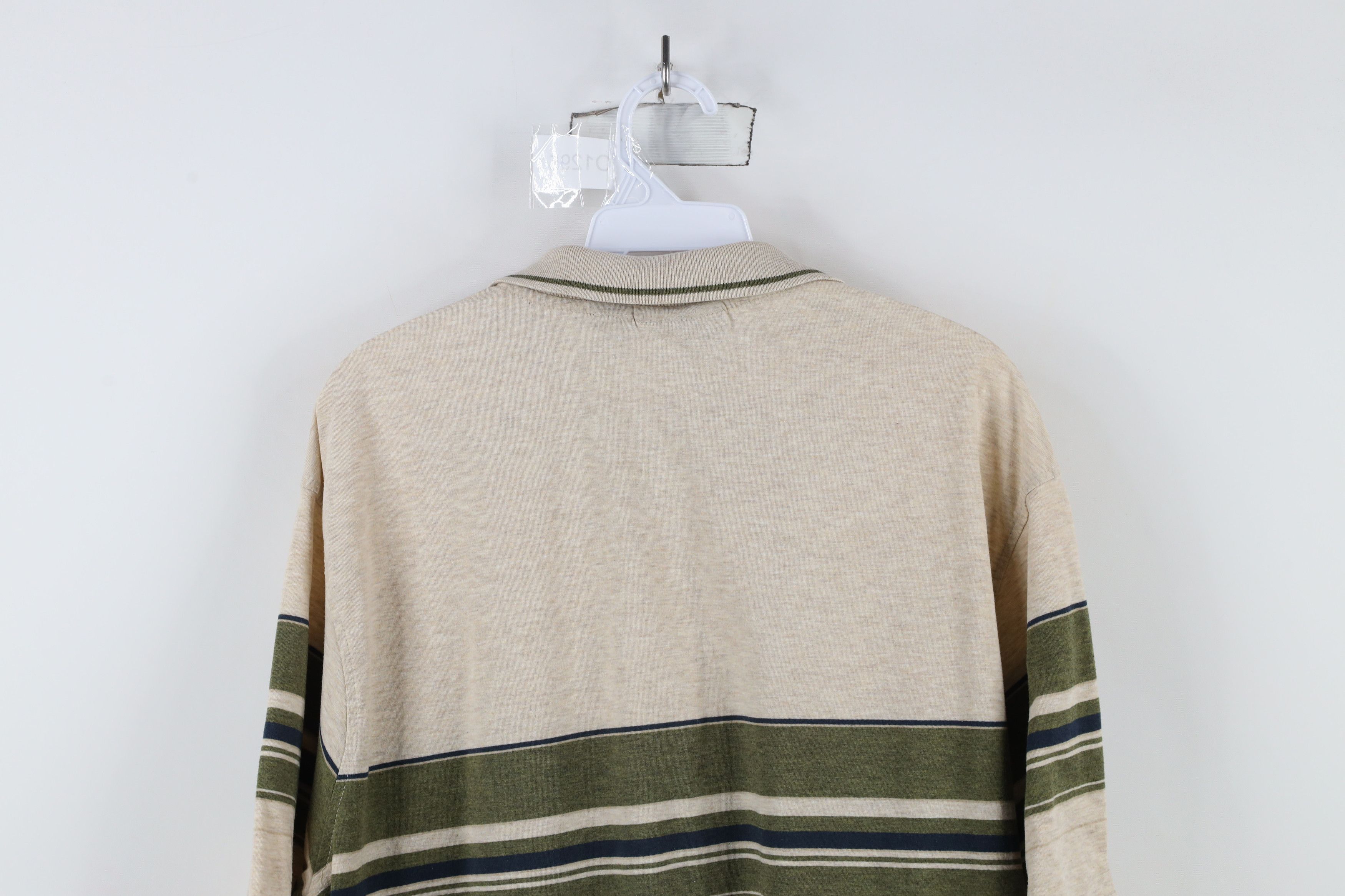 Vintage Vintage 90s Streetwear Striped Collared Golf Polo Shirt Size US L / EU 52-54 / 3 - 12 Thumbnail