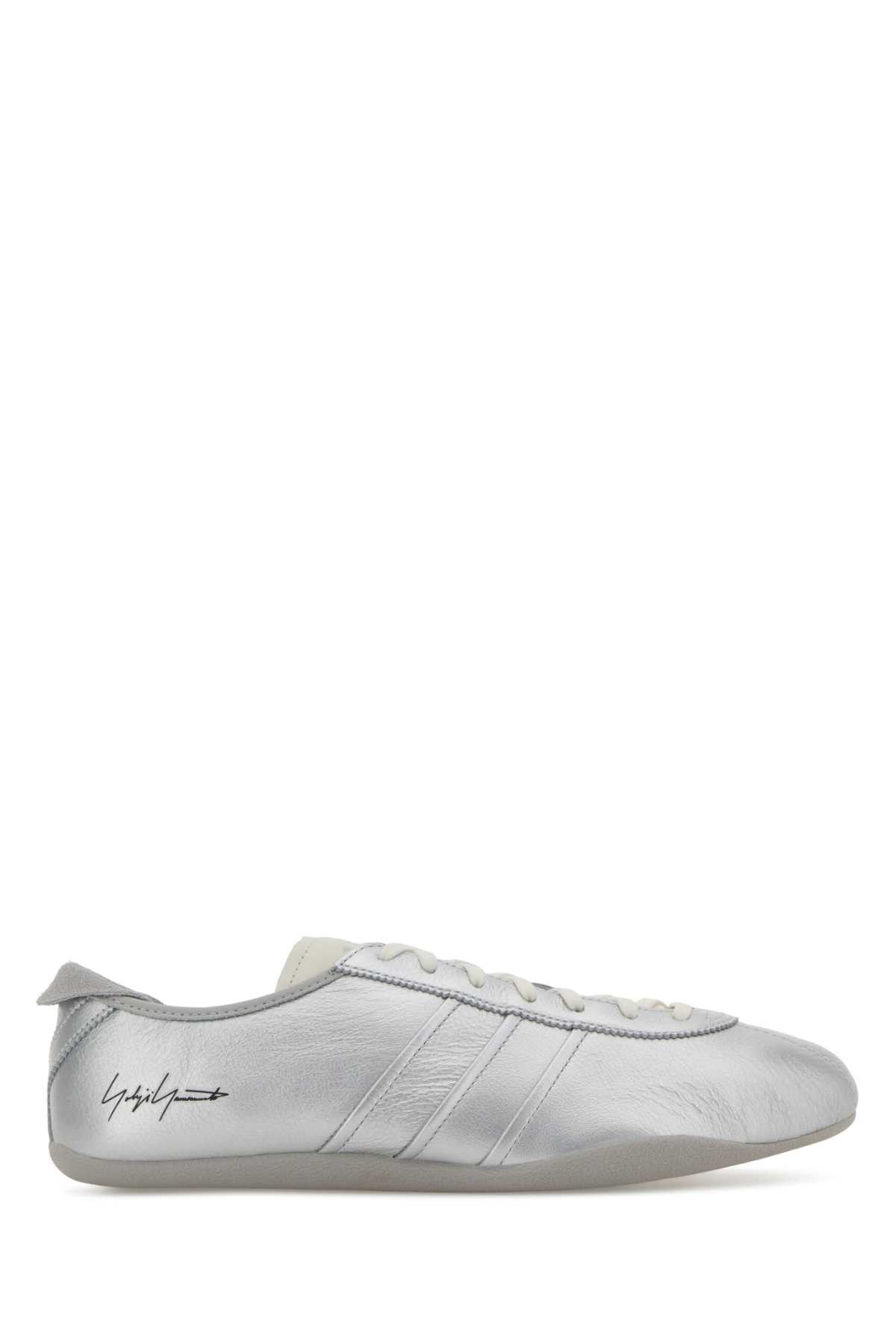 Y-3 Silver Leather Y3 Tokyo Sneakers Size US 8 / EU 41 - 1 Thumbnail