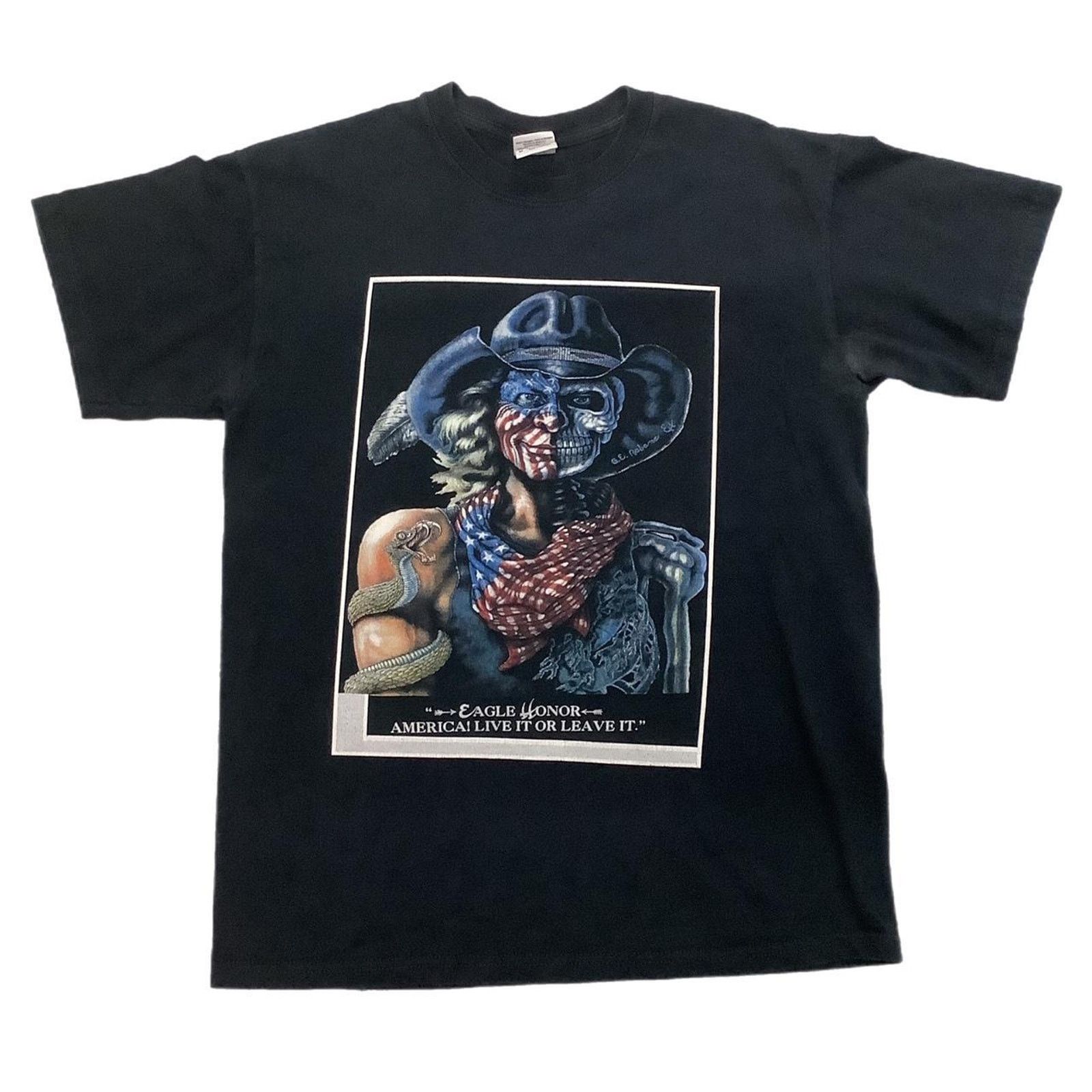 Gildan “America! live it or Leave it” t-shirt Size US M / EU 48-50 / 2 - 1 Thumbnail