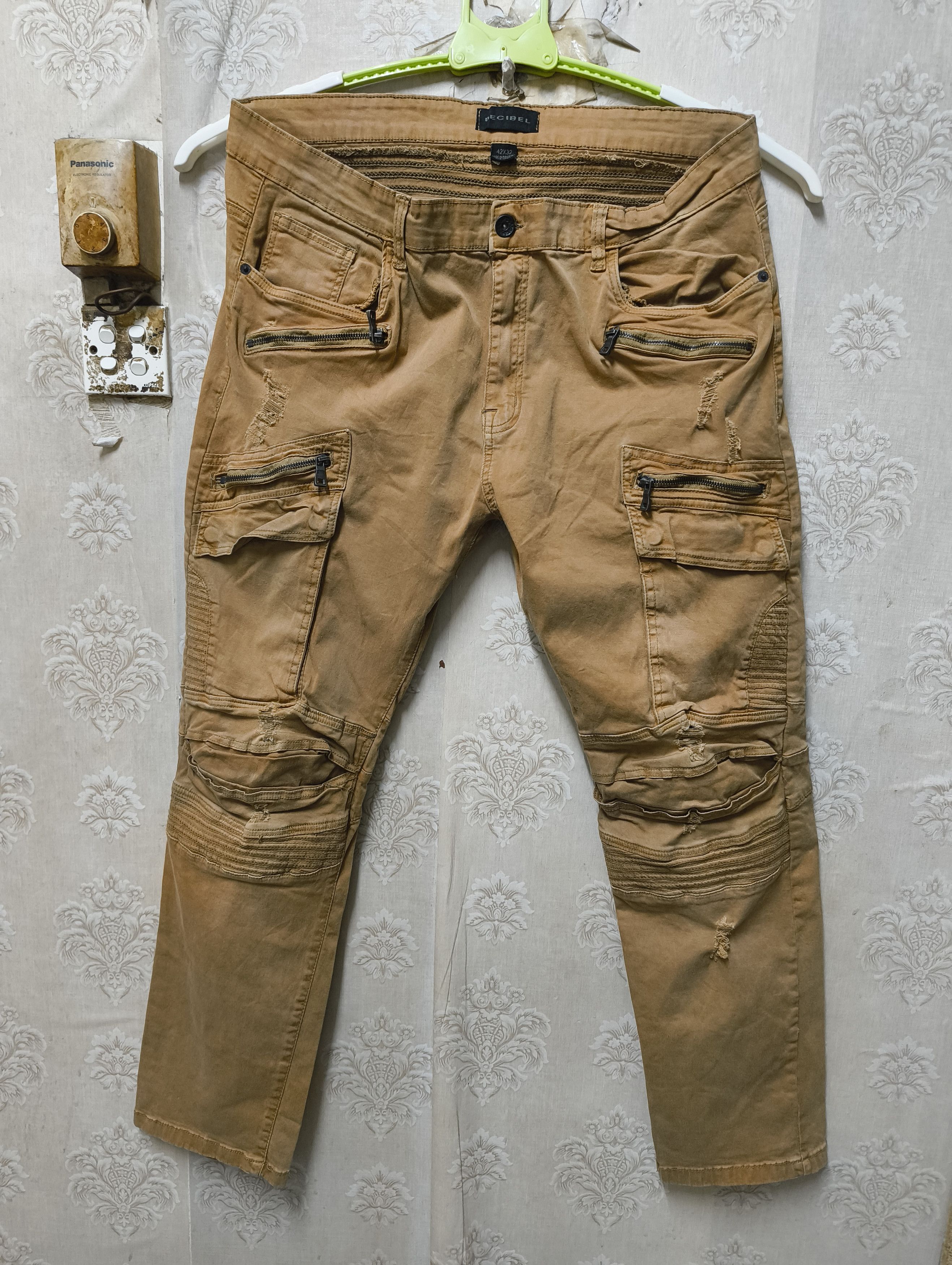 Decibel DECIBEL BIKER CARGO JEANS DISTRESSED DENIM Size US 42 / EU 58 - 13 Thumbnail