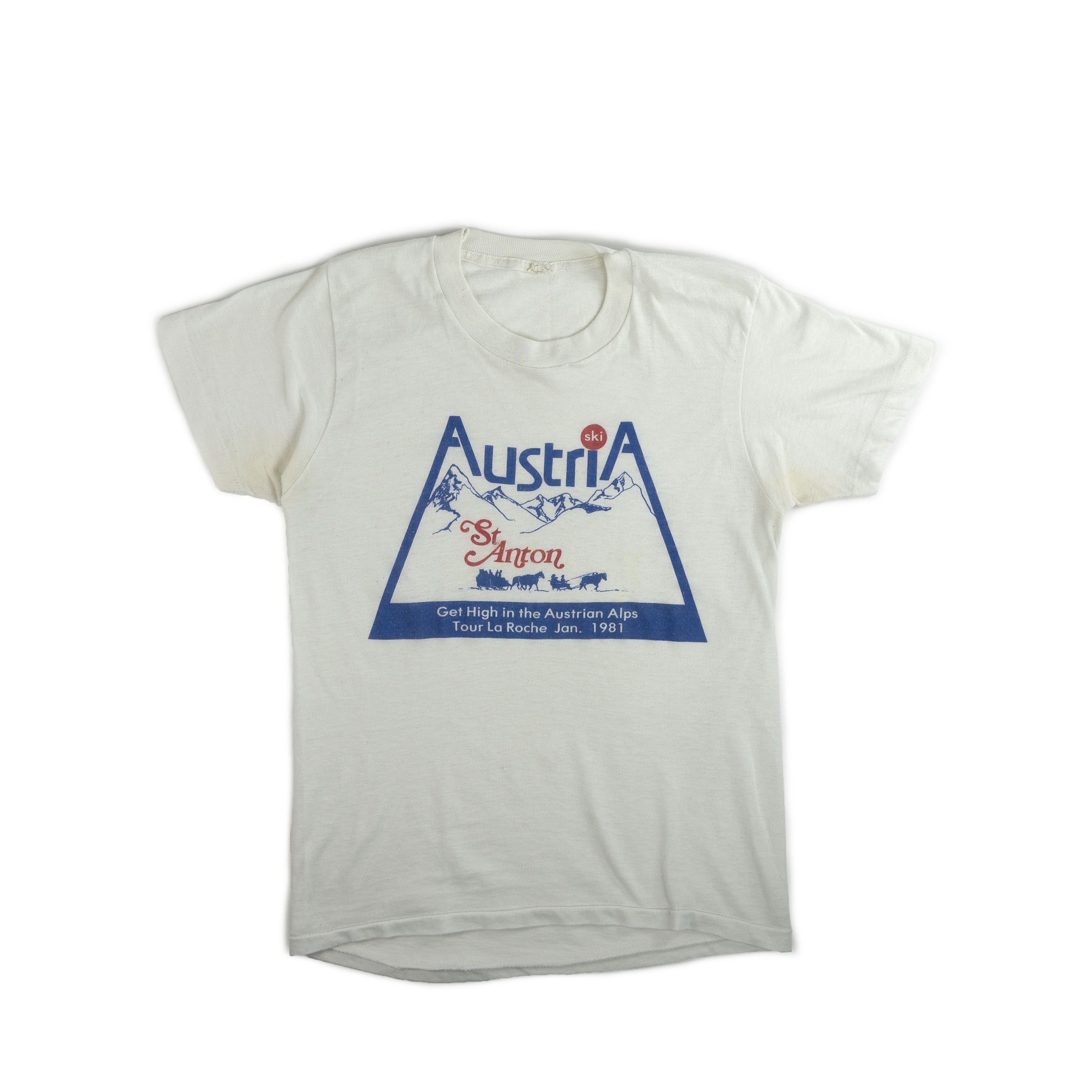 Vintage Vintage 1981 Austria Ski Get High In the Austrian Alps Size US S / EU 44-46 / 1 - 1 Thumbnail